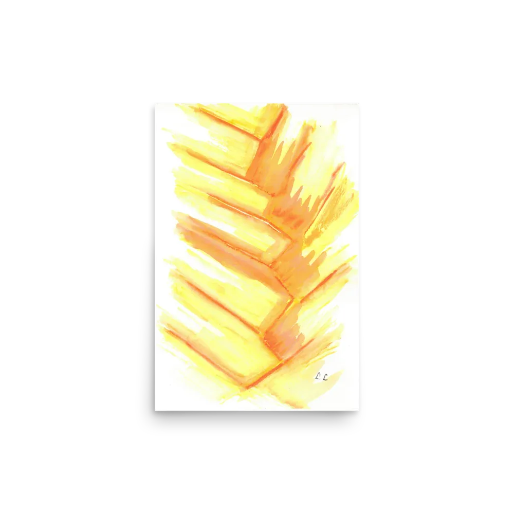 Affiche Flux solaire - Laure Leprince - Artiste Peintre