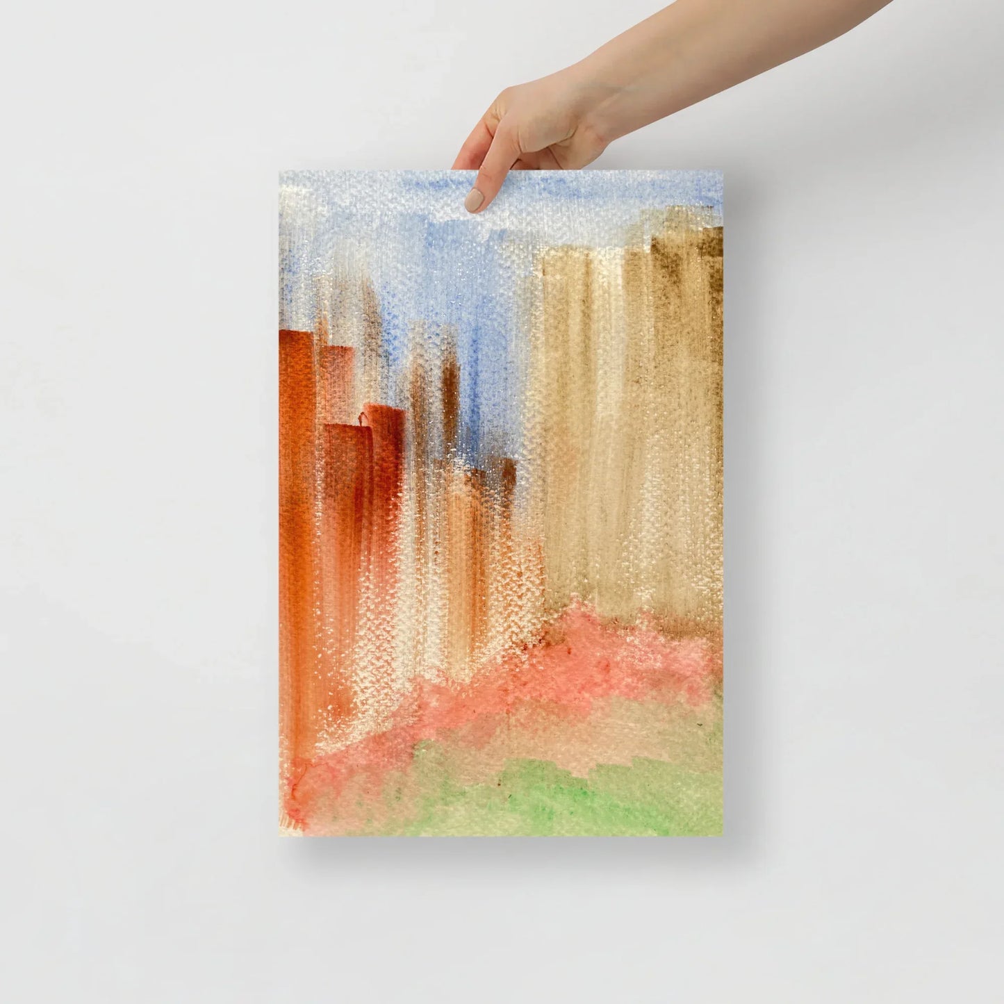 Affiche Aquarelle Abstraire RDJ 9 - Laure Leprince - Artiste Peintre