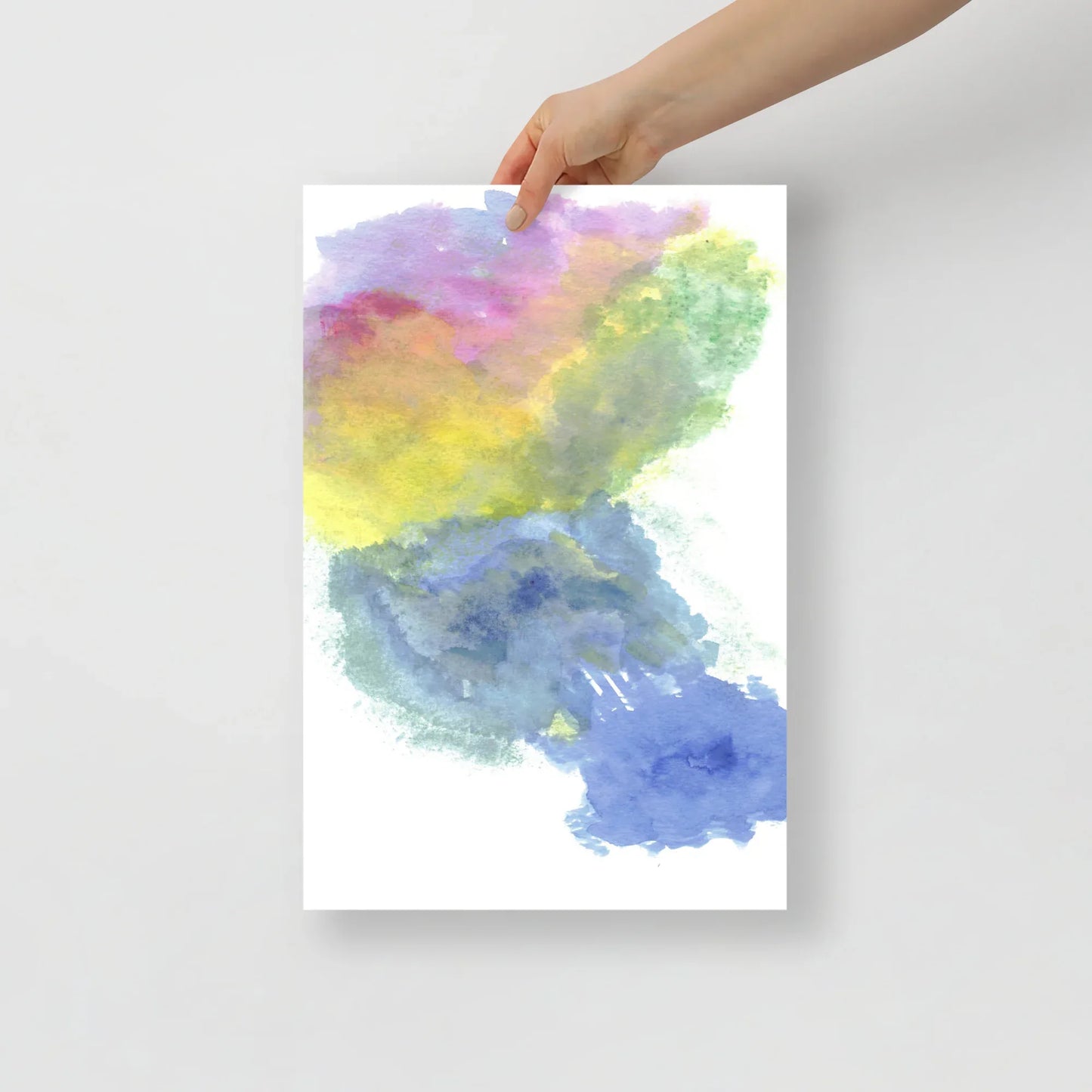 Affiche Aquarelle Abstraite RDJ 10 - Laure Leprince - Artiste Peintre