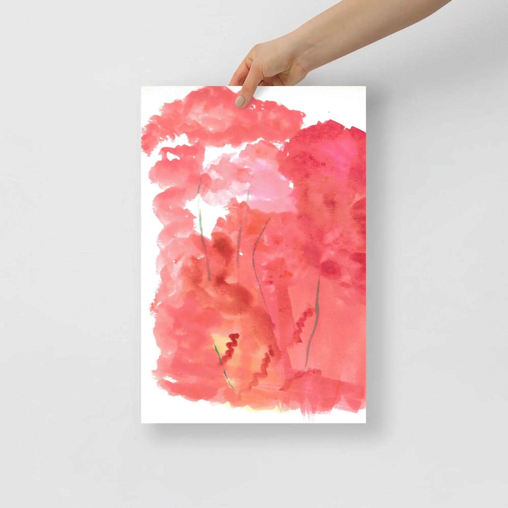 Poster Aquarelle Abstraire RDJ 11 - Laure Leprince - Artiste Peintre