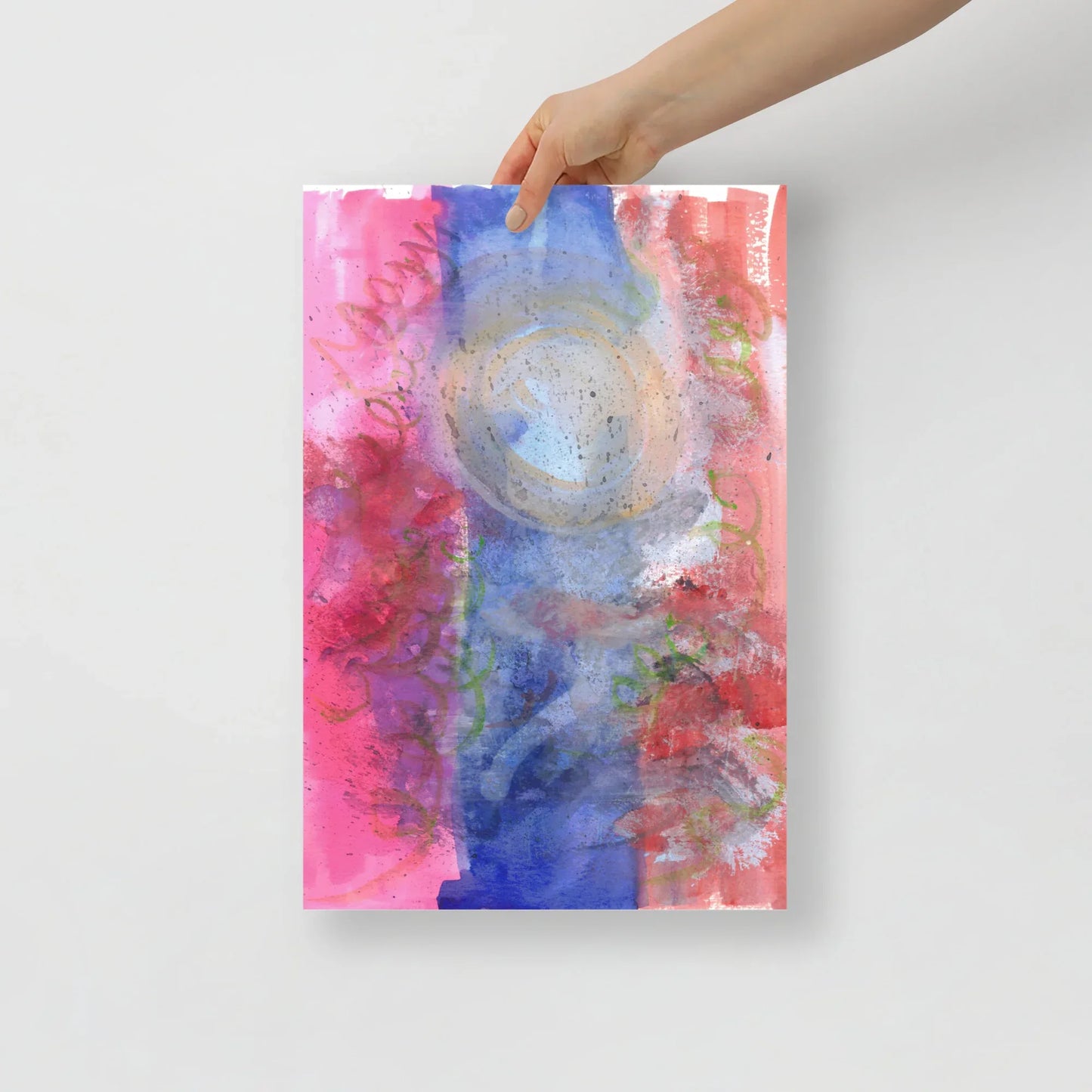 Affiche Aquarelle Abstraire RDJ 13 - Laure Leprince - Artiste Peintre