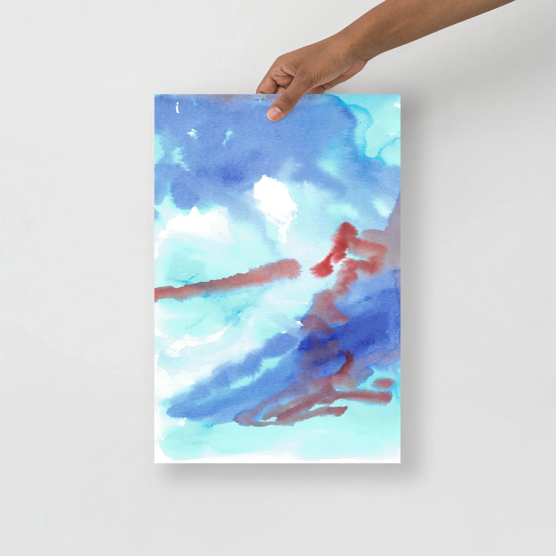 Poster Aquarelle Abstraire RDJ 16 - Laure Leprince - Artiste Peintre