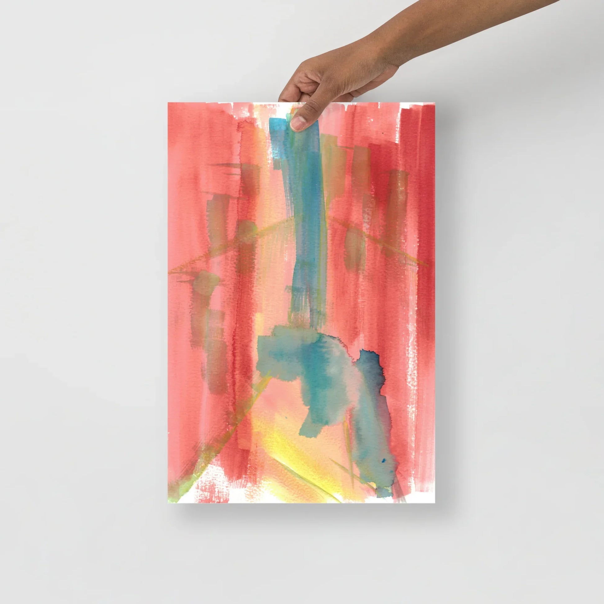 Poster Aquarelle Abstraire RDJ 17 - Laure Leprince - Artiste Peintre