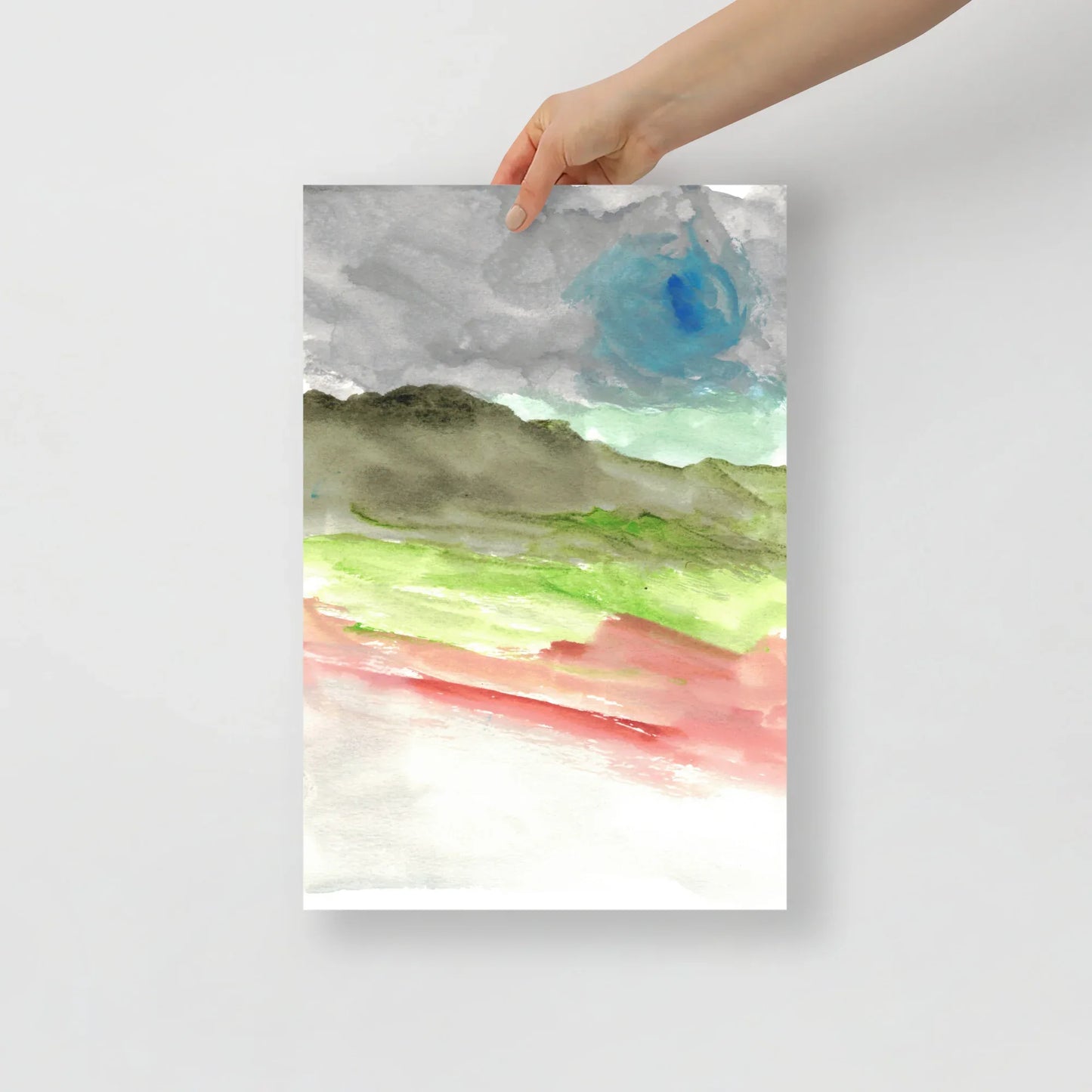 Affiche Aquarelle Abstraite RDJ 19 - Laure Leprince - Artiste Peintre