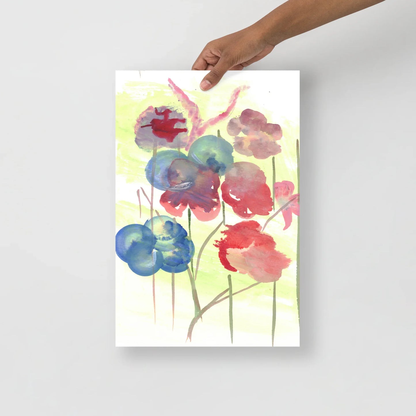Affiche Aquarelle Abstraite RDJ 20 - Laure Leprince - Artiste Peintre