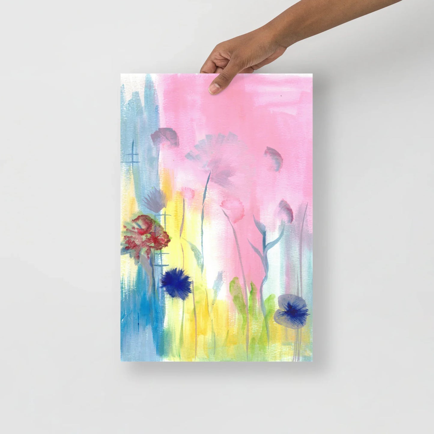 Affiche Aquarelle Abstraite RDJ 25 - Laure Leprince - Artiste Peintre