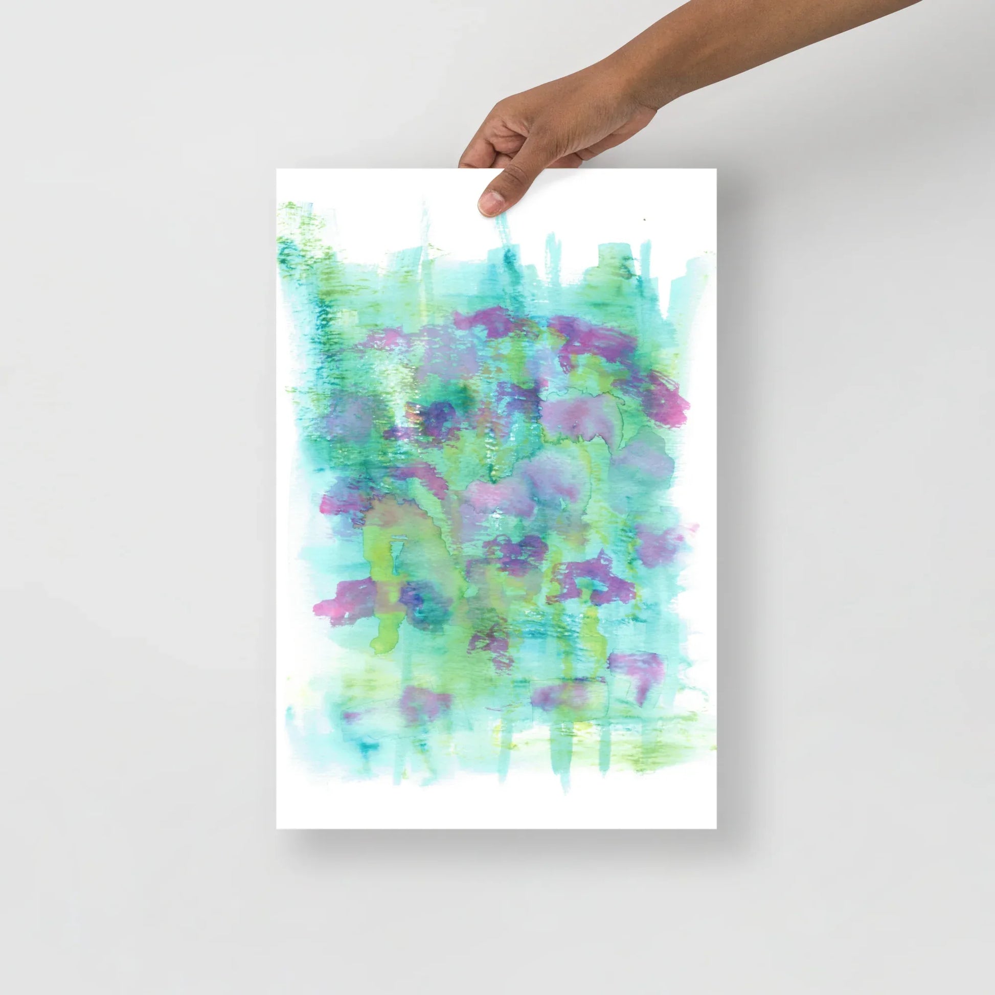 Affiche Aquarelle Abstraite RDJ 33 - Laure Leprince - Artiste Peintre