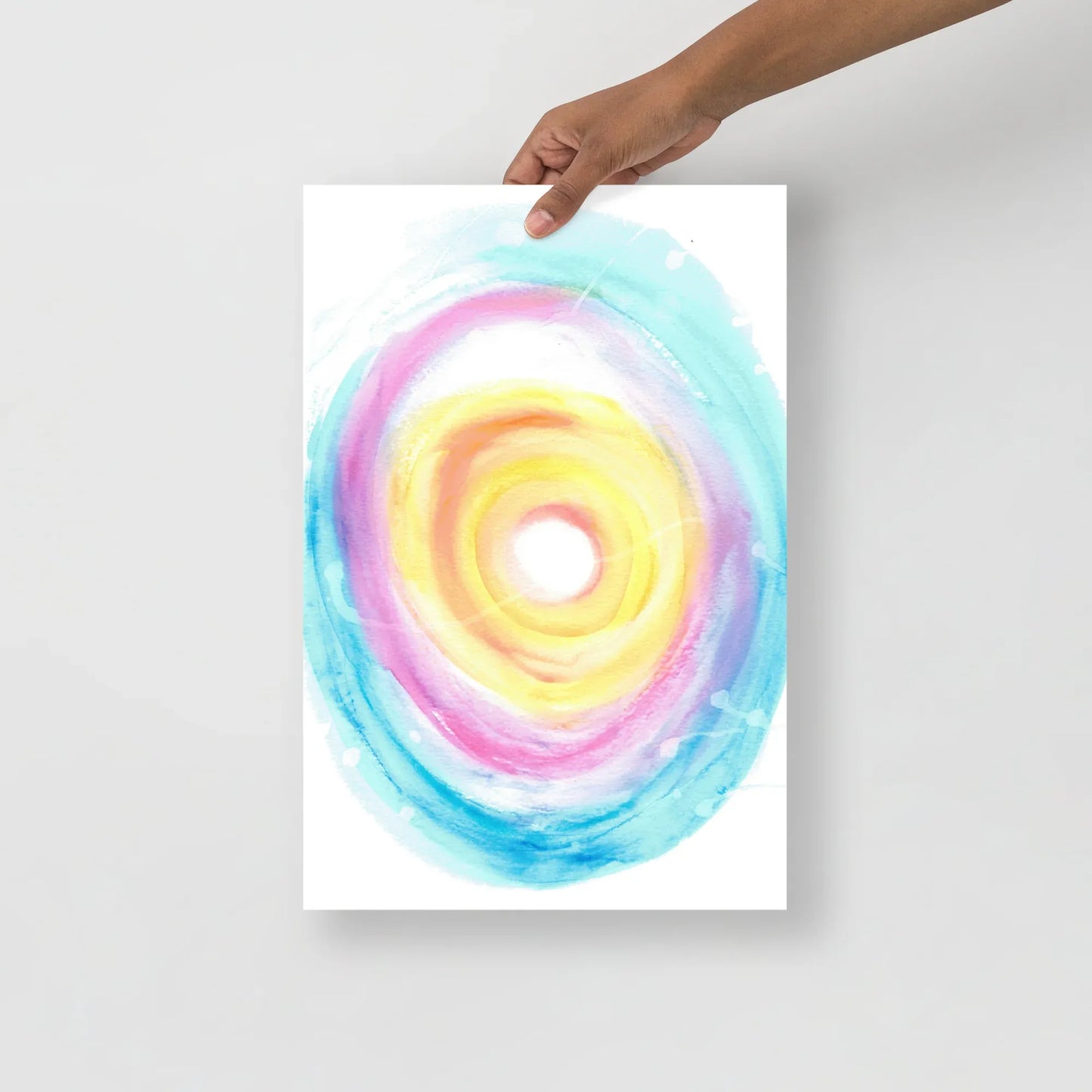 Affiche Aquarelle Abstraite RDJ 36 - Laure Leprince - Artiste Peintre