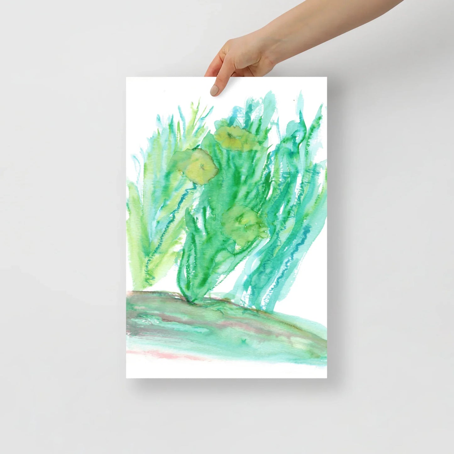Affiche Aquarelle Abstraite RDJ 39 - Laure Leprince - Artiste Peintre