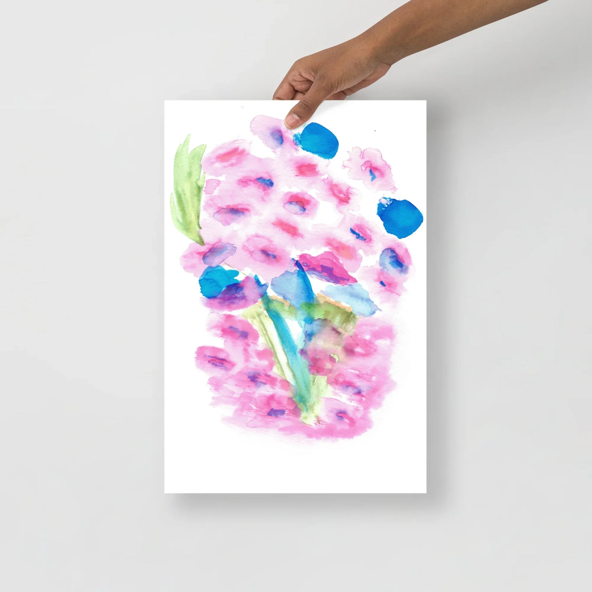 Affiche Aquarelle Abstraite RDJ 41 - Laure Leprince - Artiste Peintre