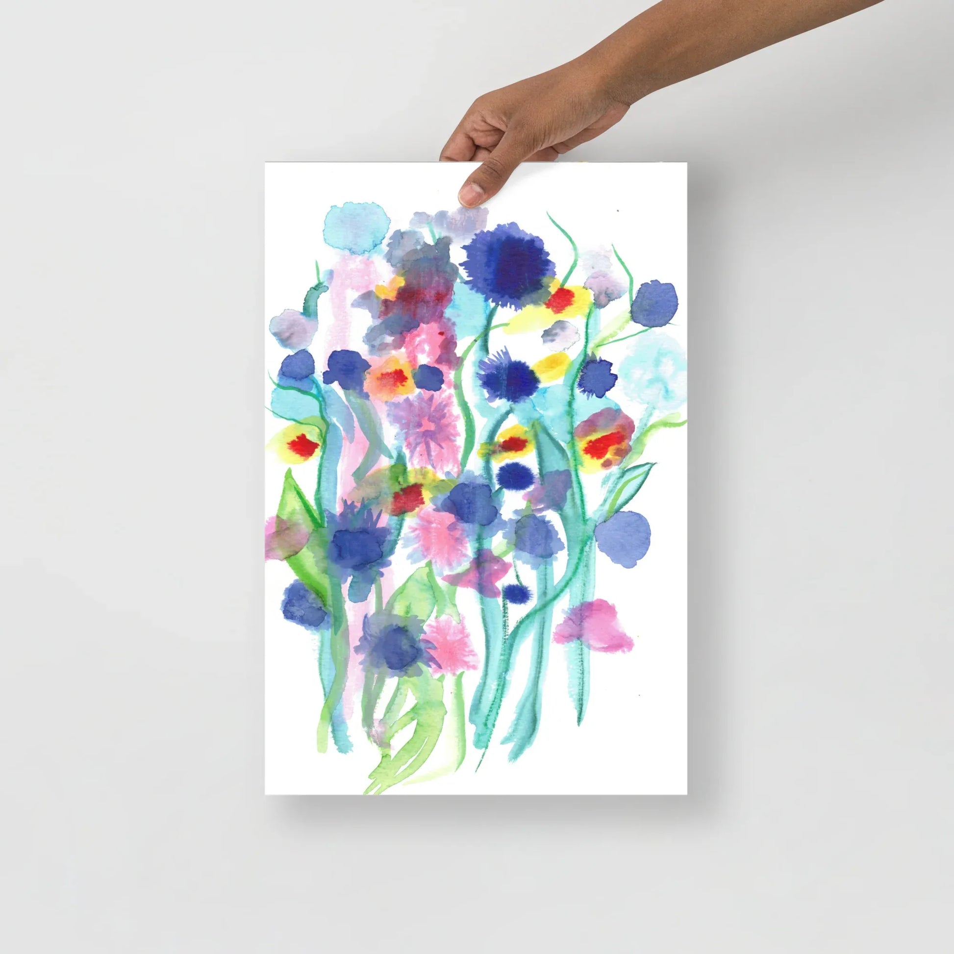 Affiche Aquarelle Abstraite RDJ 40 - Laure Leprince - Artiste Peintre