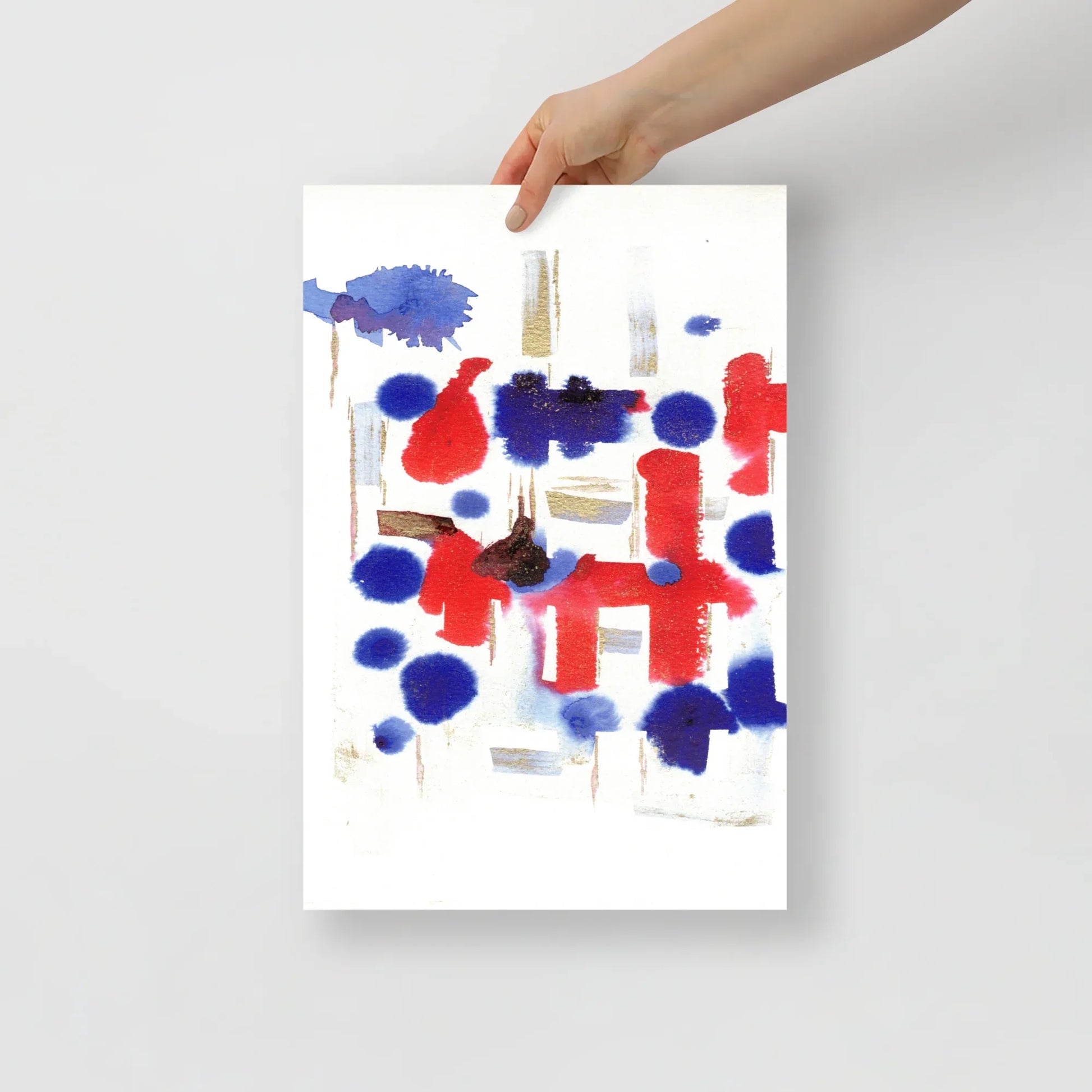 Affiche Aquarelle Abstraite RDJ 43 - Laure Leprince - Artiste Peintre