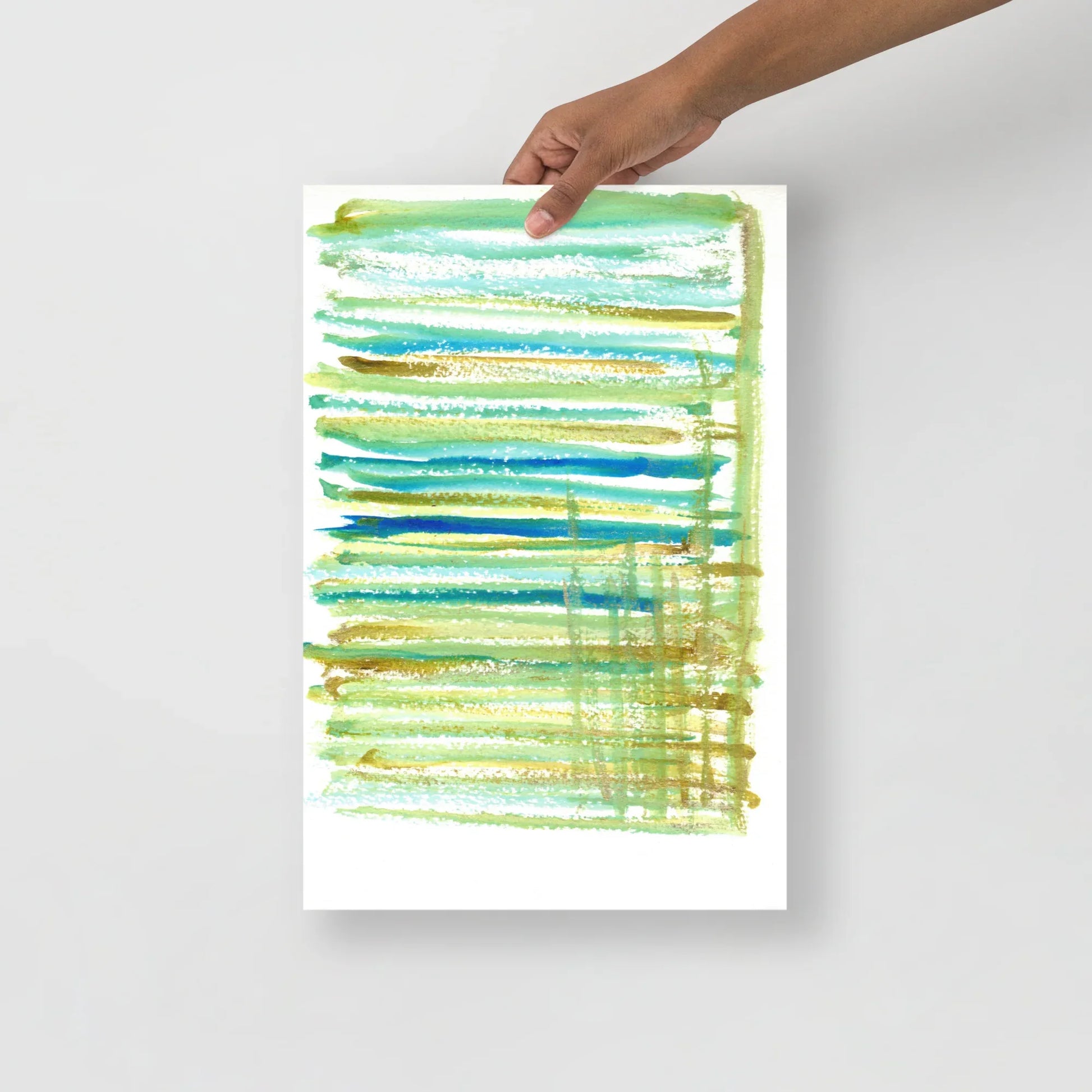 Affiche Aquarelle Abstraite RDJ 46 - Laure Leprince - Artiste Peintre