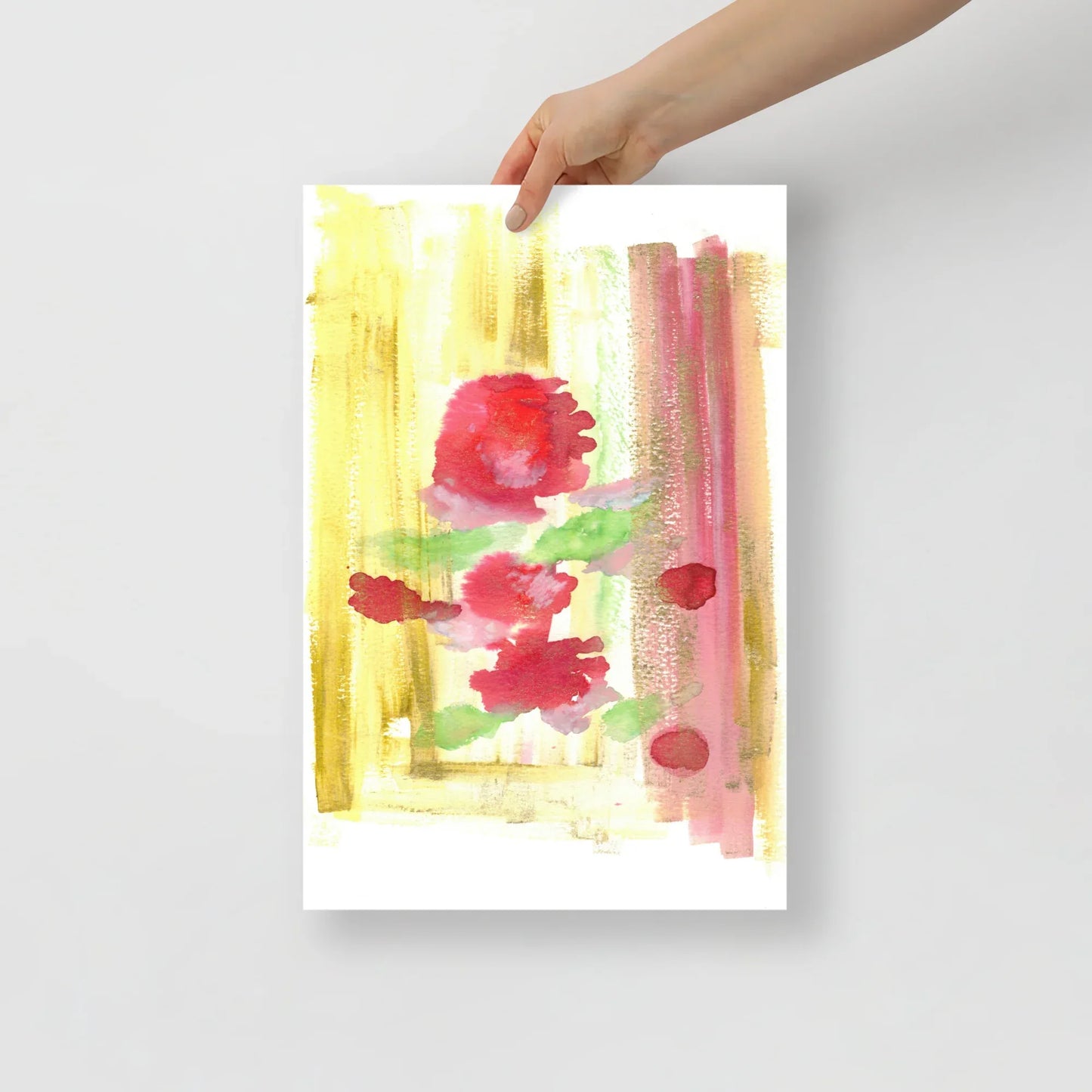 Affiche Aquarelle Abstraite RDJ 47 - Laure Leprince - Artiste Peintre