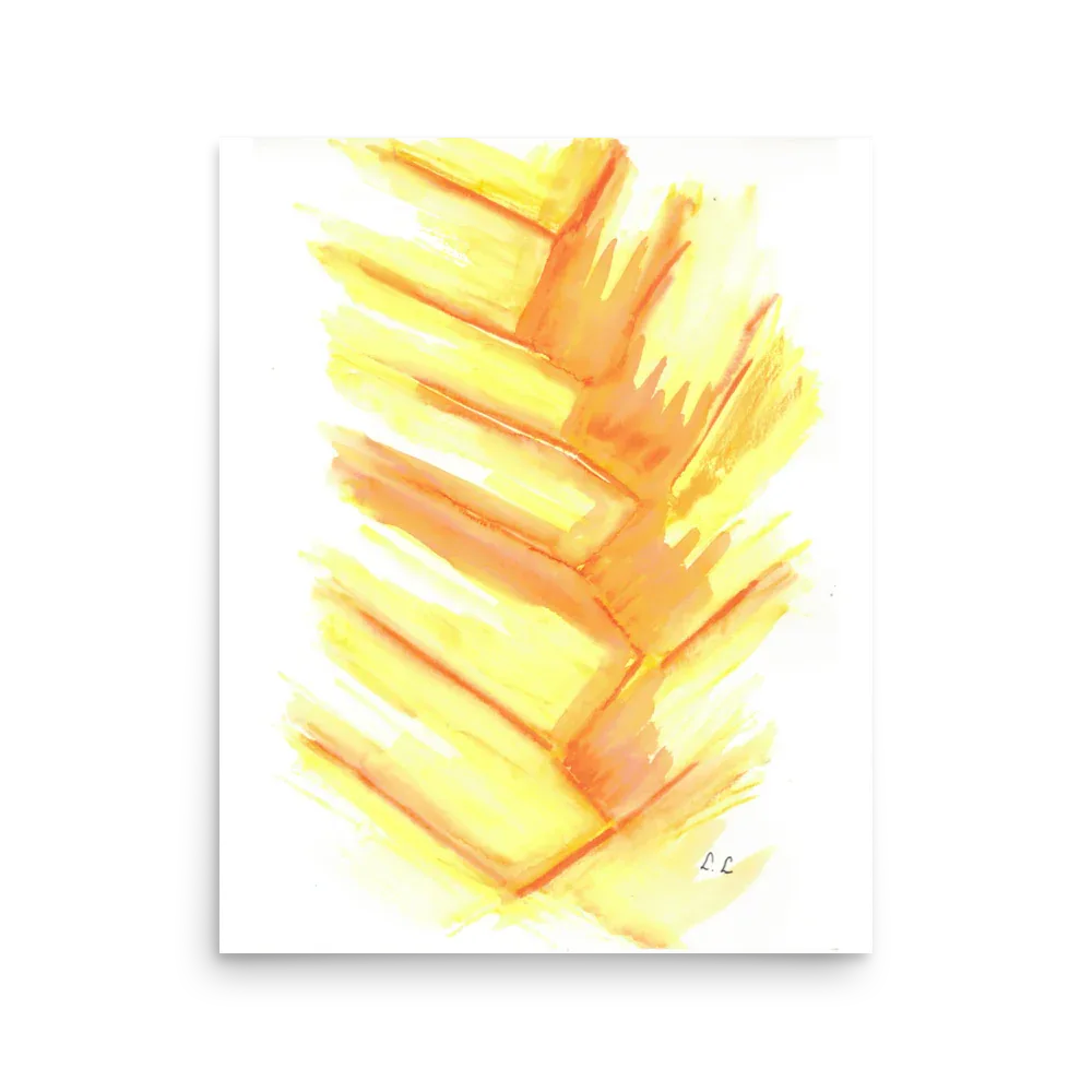 Affiche Flux solaire - Laure Leprince - Artiste Peintre