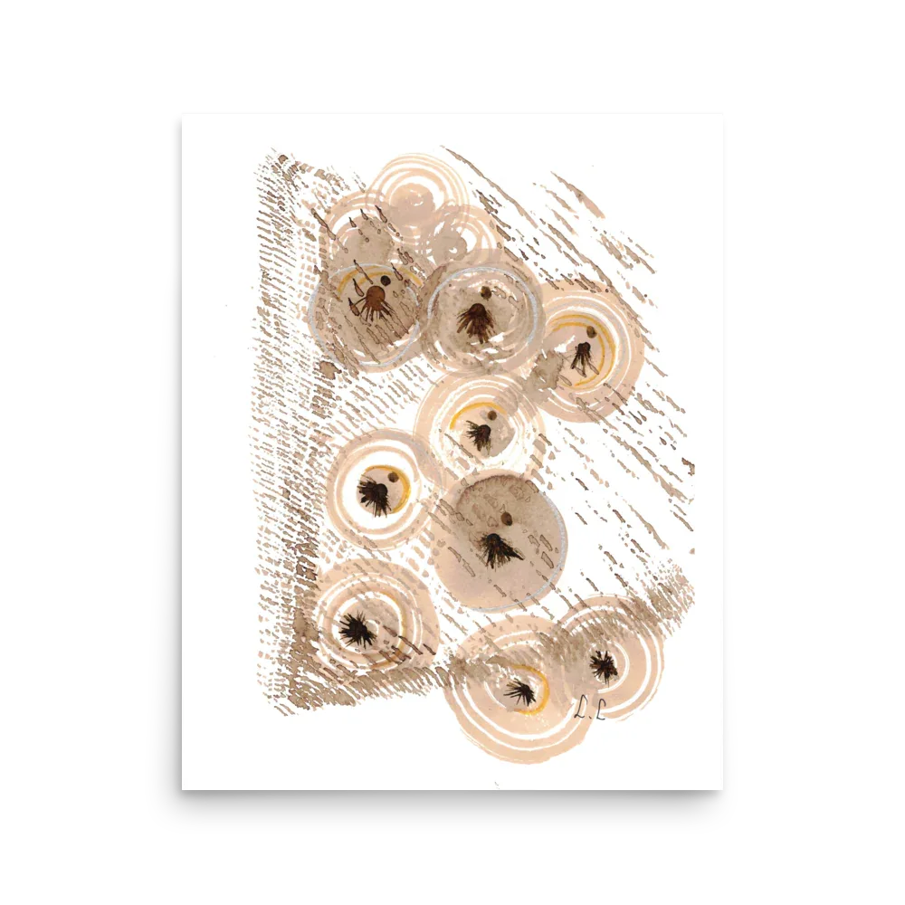 Affiche Sables stellaires - Laure Leprince - Artiste Peintre