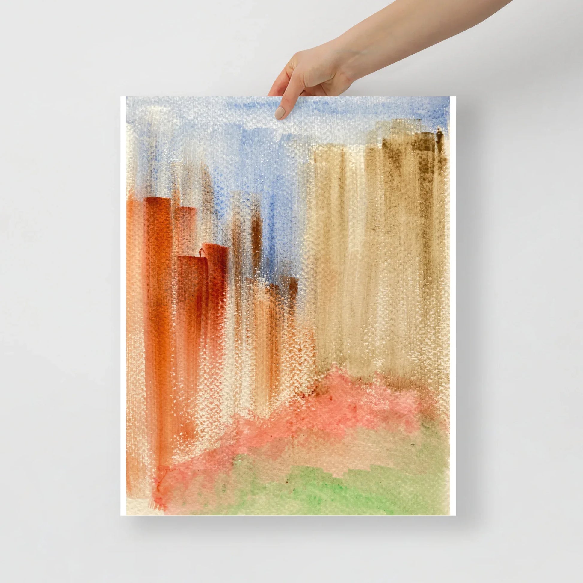 Affiche Aquarelle Abstraire RDJ 9 - Laure Leprince - Artiste Peintre