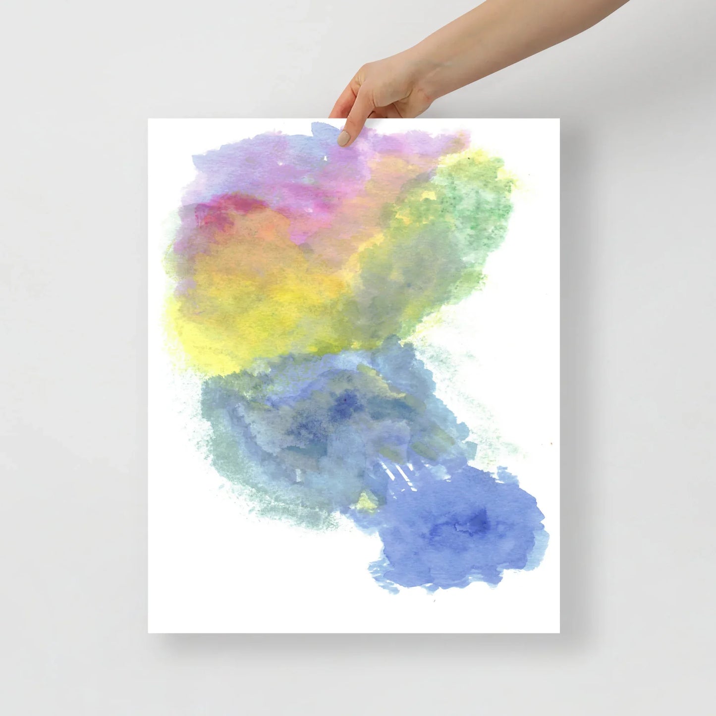 Affiche Aquarelle Abstraite RDJ 10 - Laure Leprince - Artiste Peintre