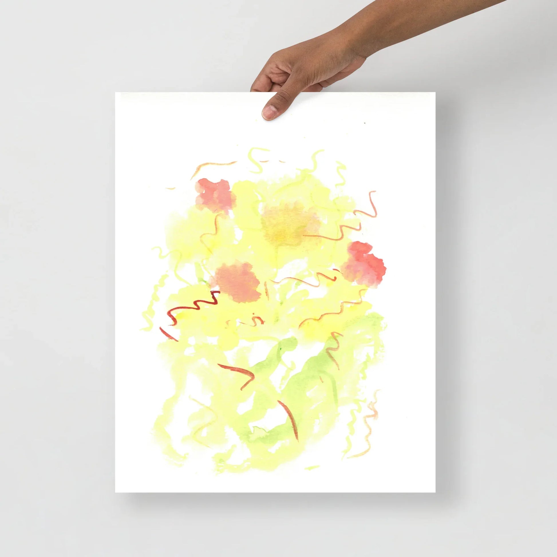 Affiche Aquarelle Abstraite RDJ 12 - Laure Leprince - Artiste Peintre