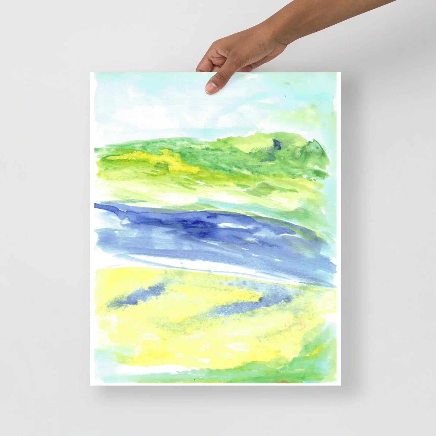 Poster Aquarelle Abstraire RDJ 14 - Laure Leprince - Artiste Peintre