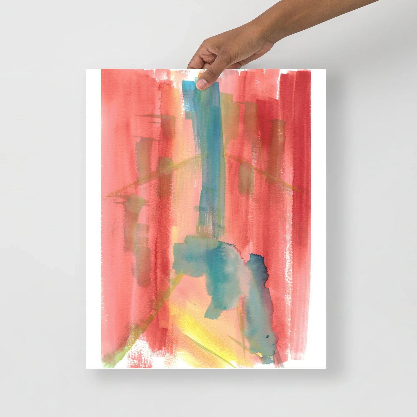Poster Aquarelle Abstraire RDJ 17 - Laure Leprince - Artiste Peintre