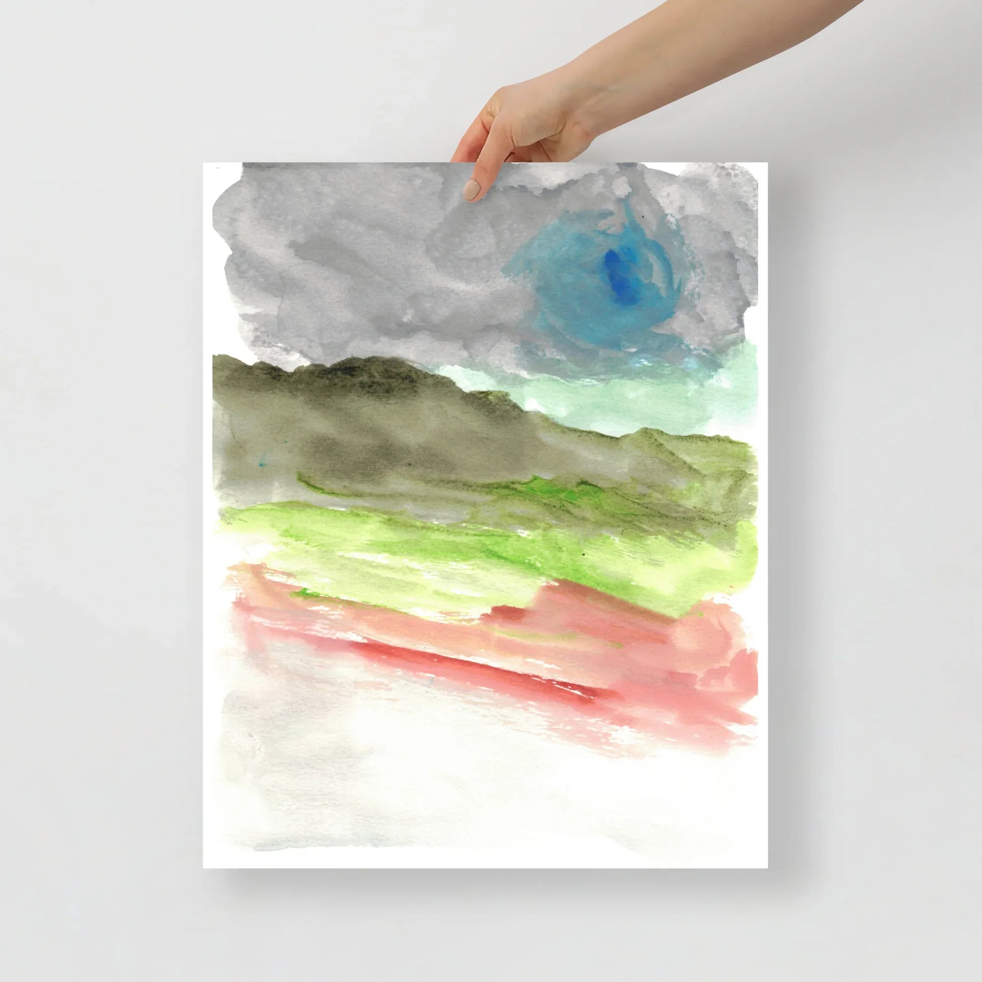 Affiche Aquarelle Abstraite RDJ 19 - Laure Leprince - Artiste Peintre