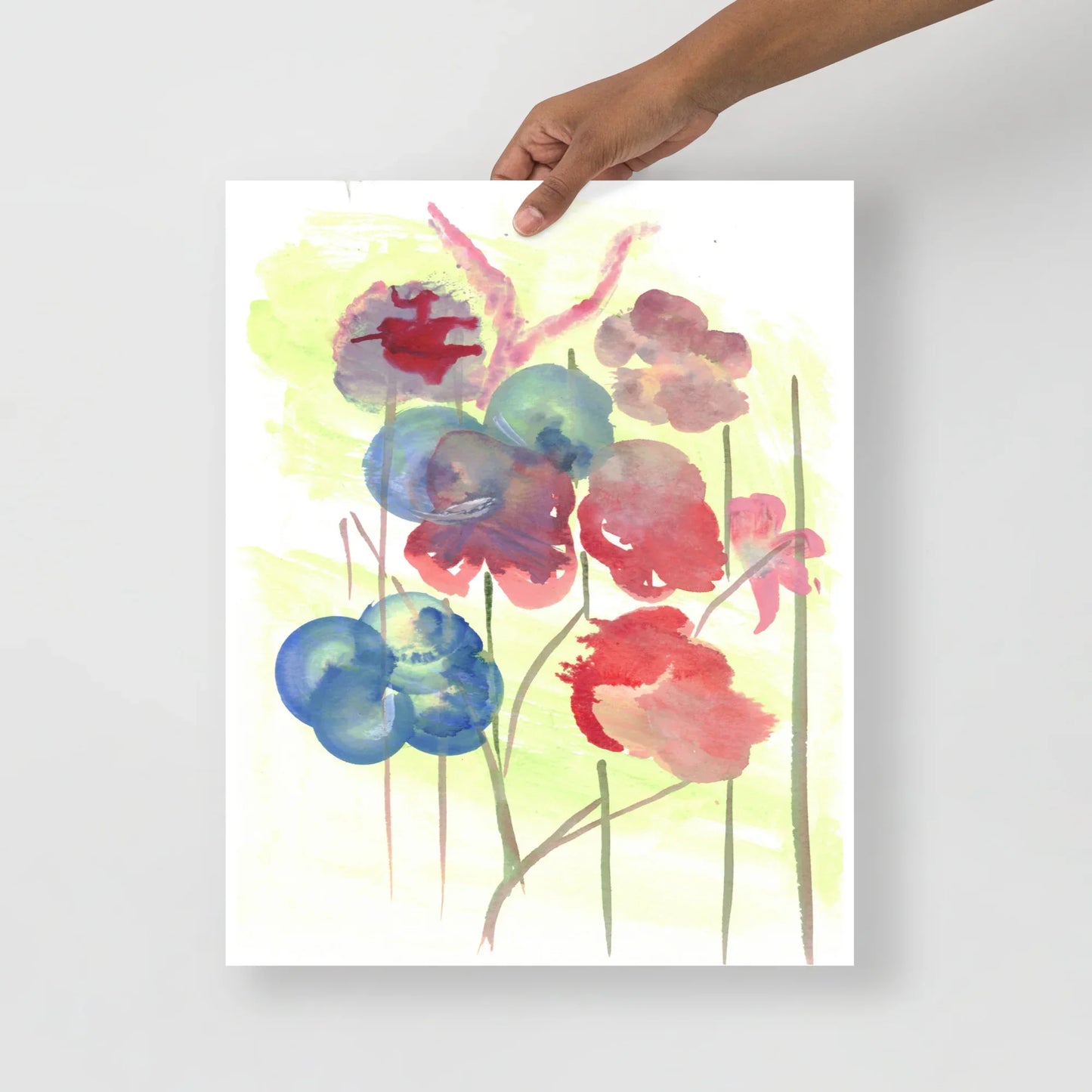 Affiche Aquarelle Abstraite RDJ 20 - Laure Leprince - Artiste Peintre