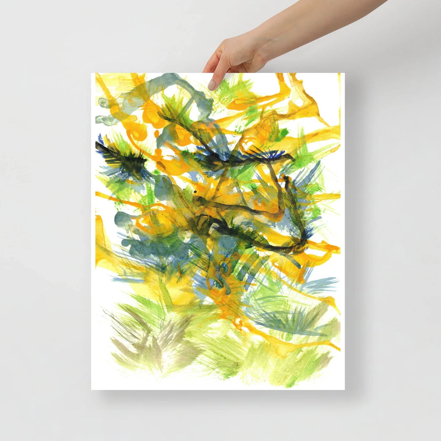 Affiche Aquarelle Abstraite RDJ 22 - Laure Leprince - Artiste Peintre