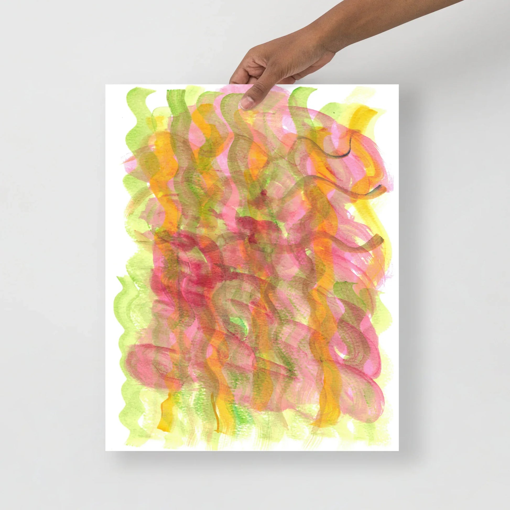 Affiche Aquarelle Abstraite RDJ 23 - Laure Leprince - Artiste Peintre
