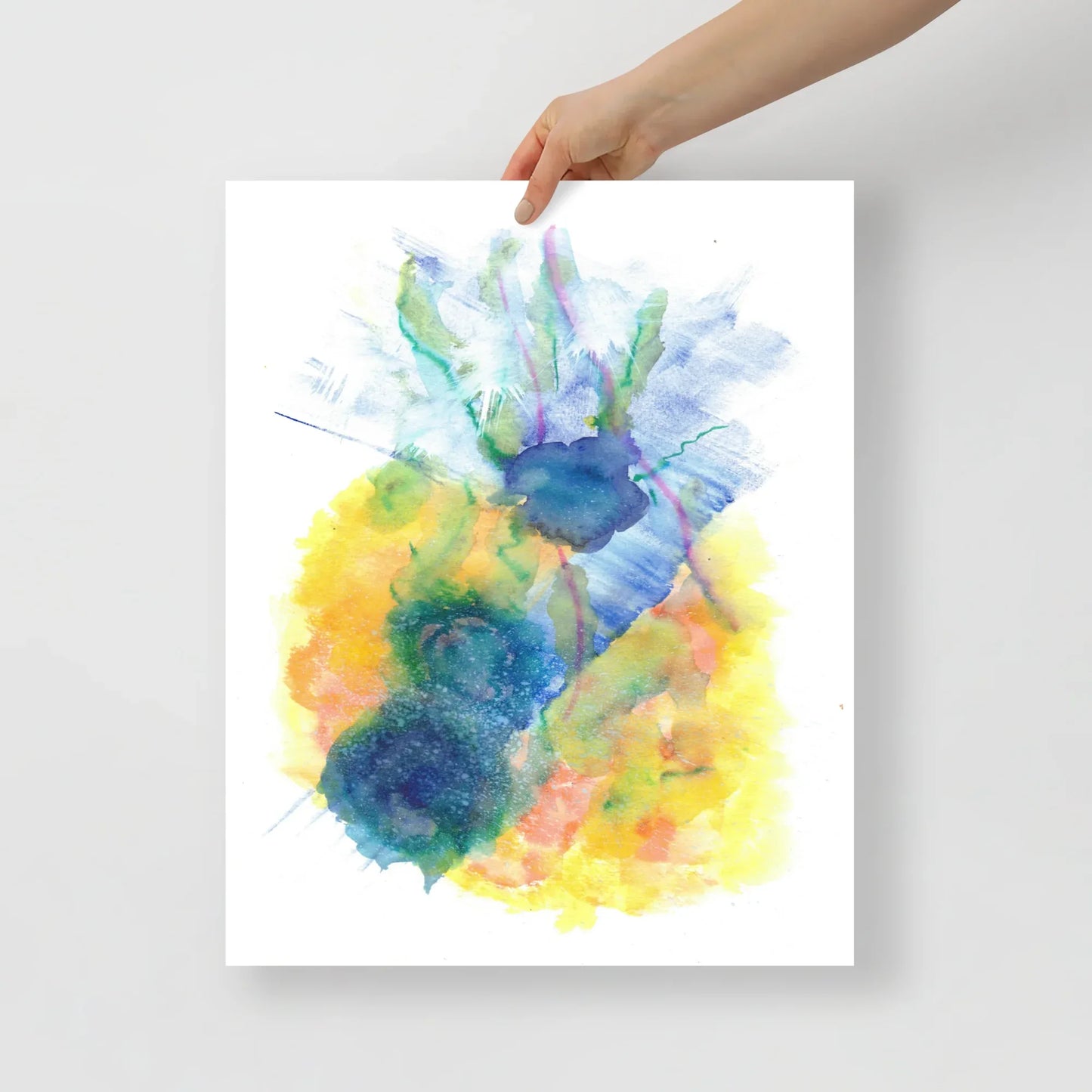 Affiche Aquarelle Abstraite RDJ 31 - Laure Leprince - Artiste Peintre