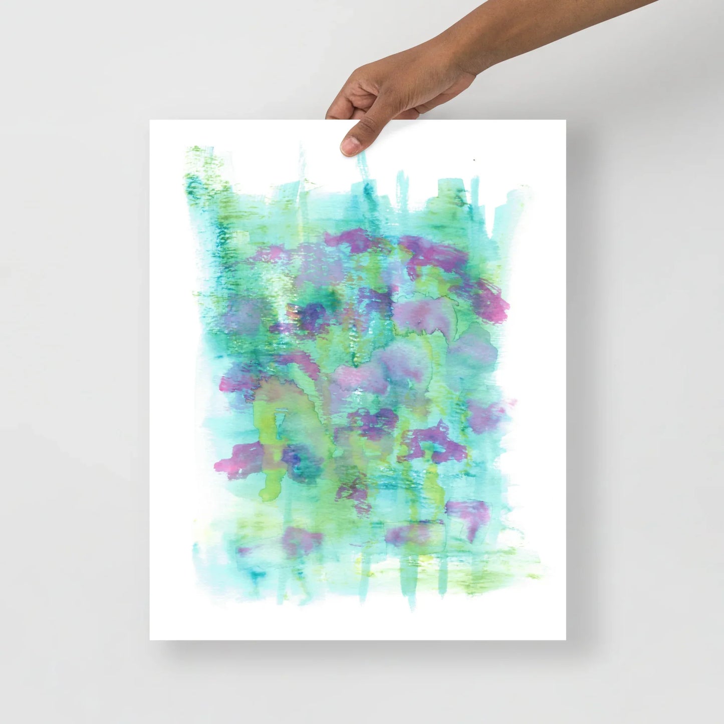 Affiche Aquarelle Abstraite RDJ 33 - Laure Leprince - Artiste Peintre