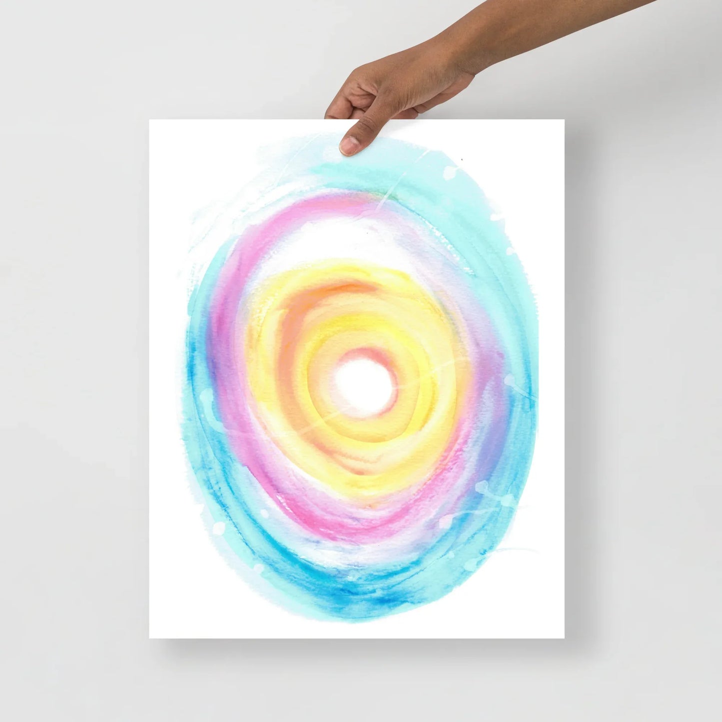 Affiche Aquarelle Abstraite RDJ 36 - Laure Leprince - Artiste Peintre