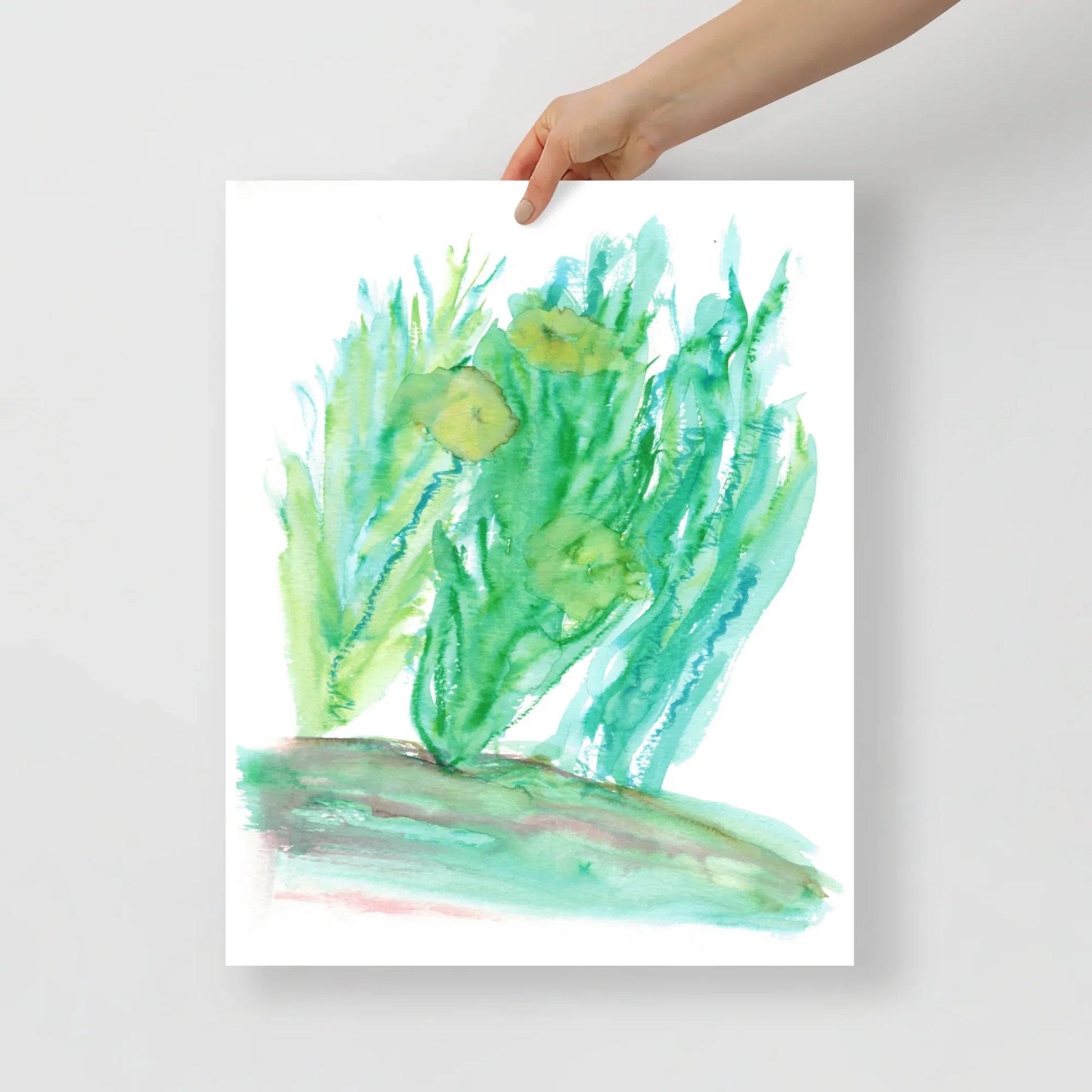 Affiche Aquarelle Abstraite RDJ 39 - Laure Leprince - Artiste Peintre