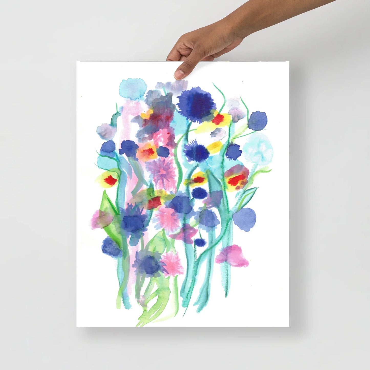 Affiche Aquarelle Abstraite RDJ 40 - Laure Leprince - Artiste Peintre