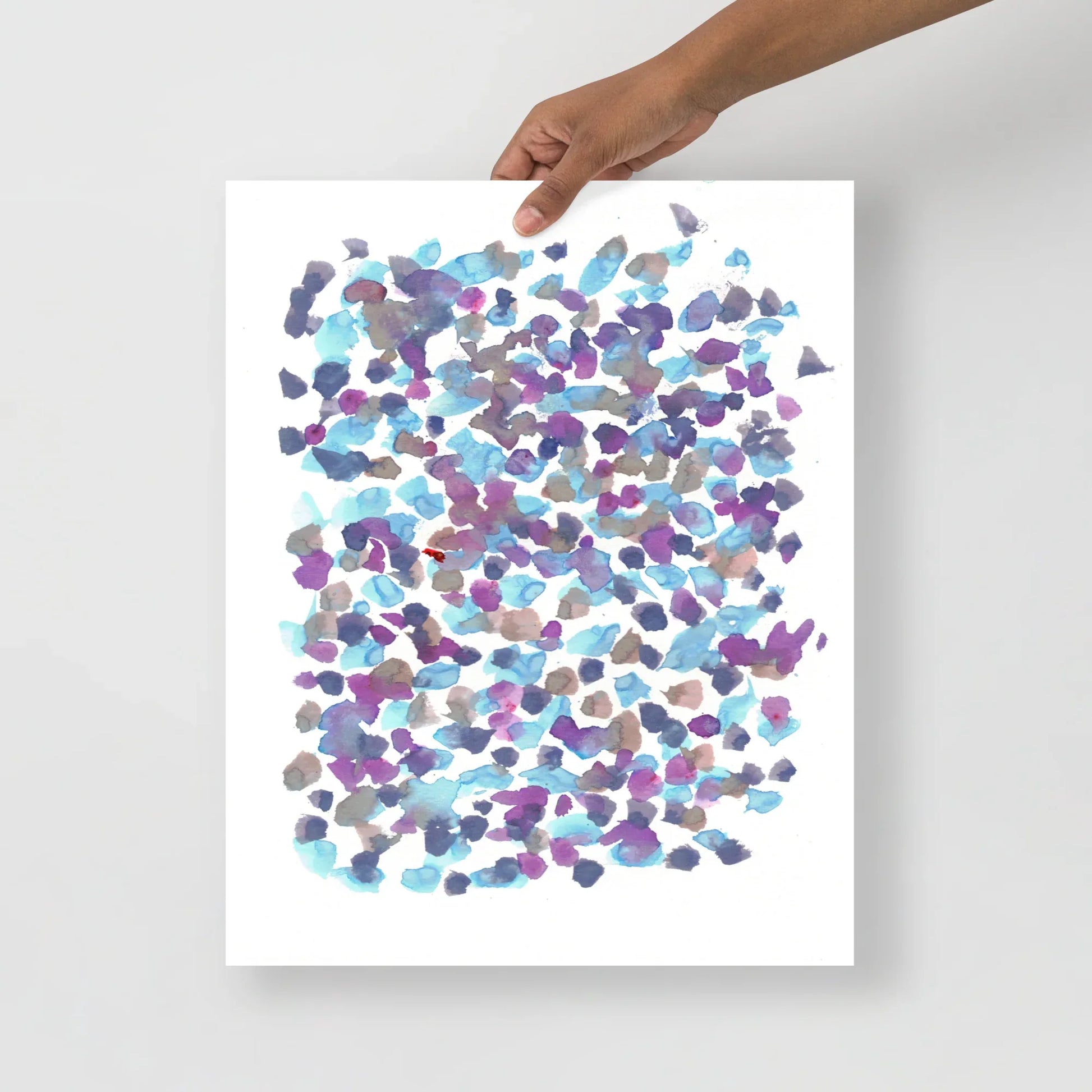 Affiche Aquarelle Abstraite RDJ 44 - Laure Leprince - Artiste Peintre