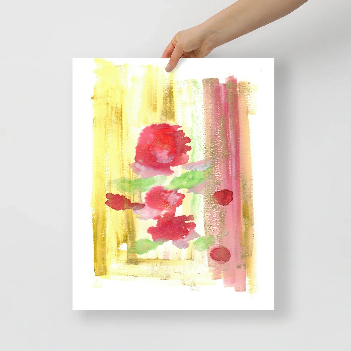 Affiche Aquarelle Abstraite RDJ 47 - Laure Leprince - Artiste Peintre
