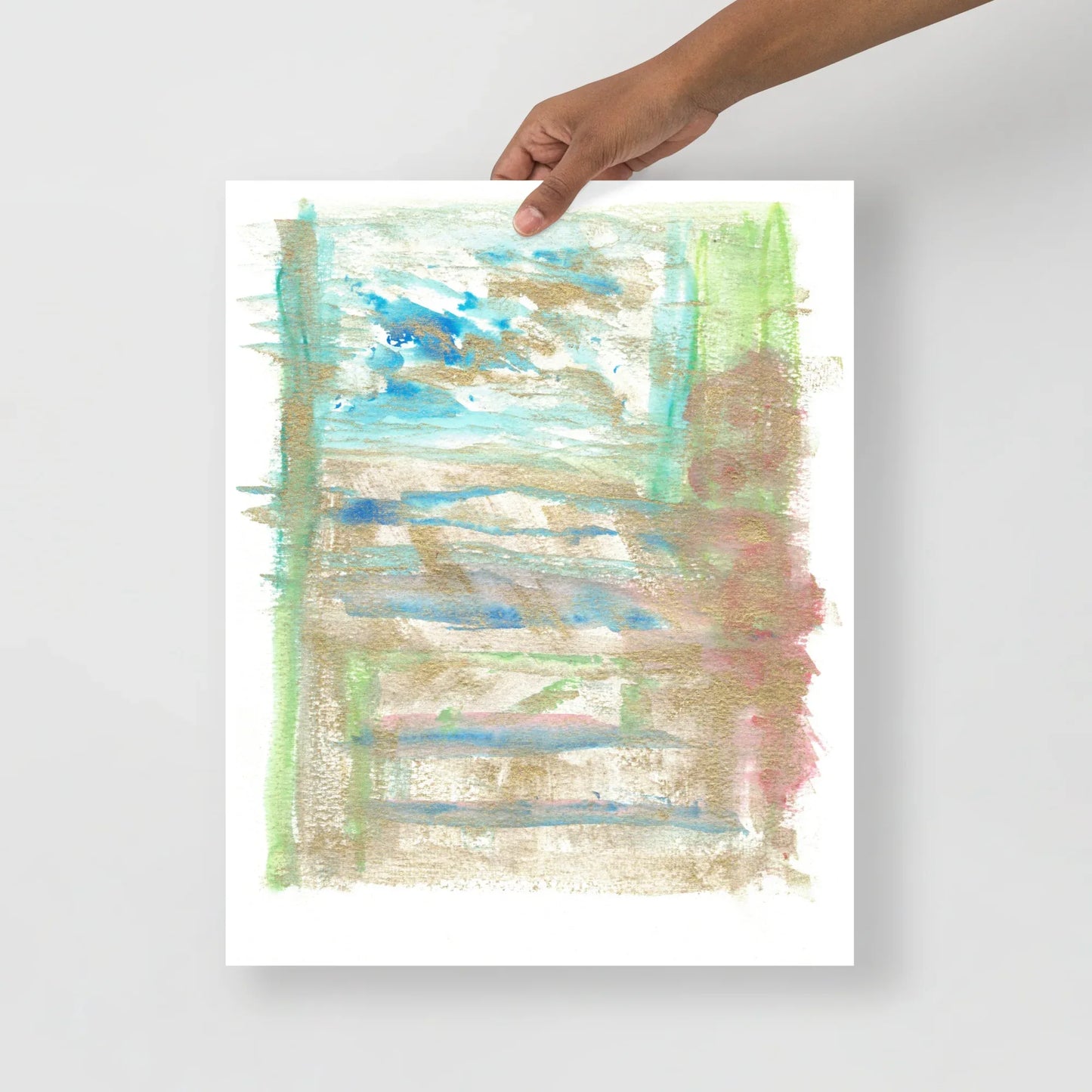 Affiche Aquarelle Abstraite RDJ 48 - Laure Leprince - Artiste Peintre