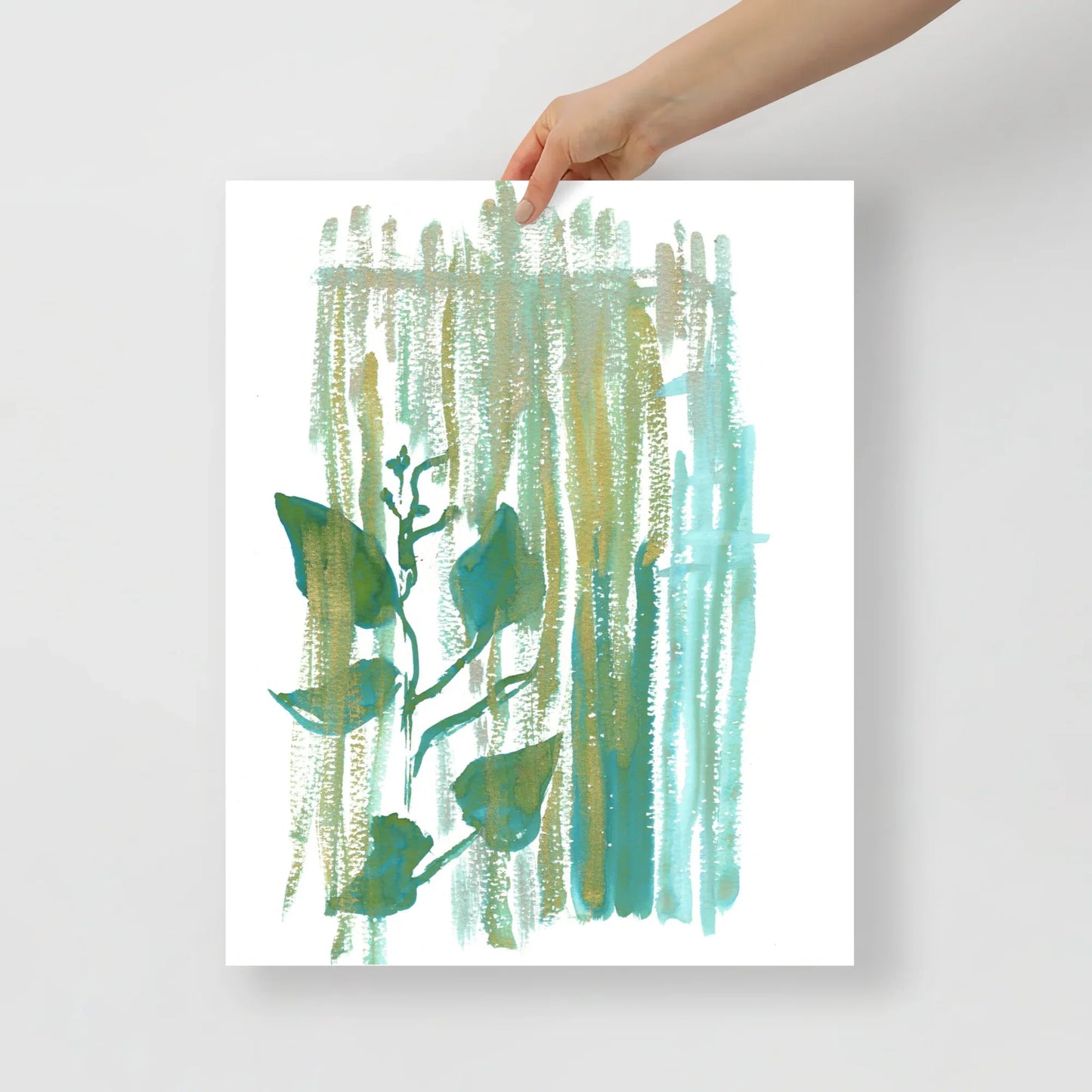 Affiche Aquarelle Abstraite RDJ 49 - Laure Leprince - Artiste Peintre