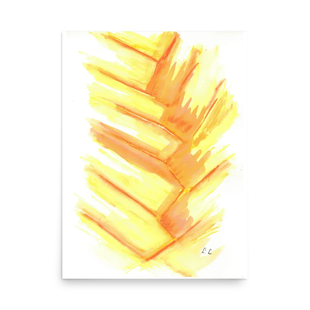 Affiche Flux solaire - Laure Leprince - Artiste Peintre