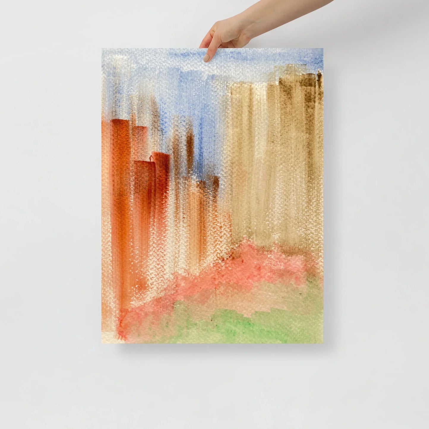 Affiche Aquarelle Abstraire RDJ 9 - Laure Leprince - Artiste Peintre