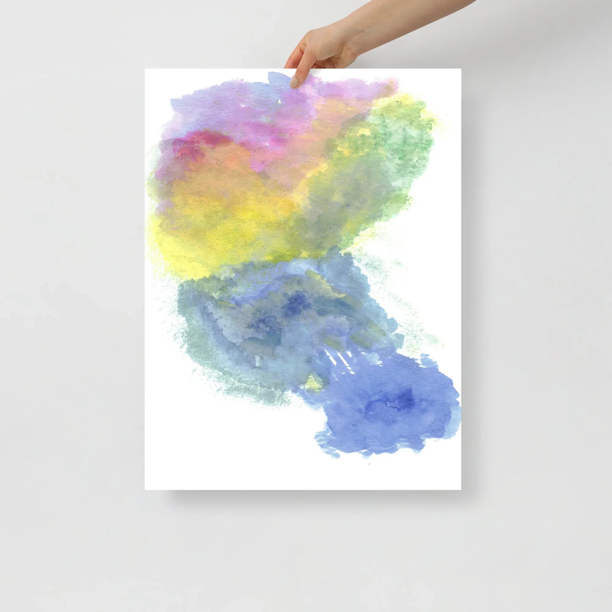Affiche Aquarelle Abstraite RDJ 10 - Laure Leprince - Artiste Peintre
