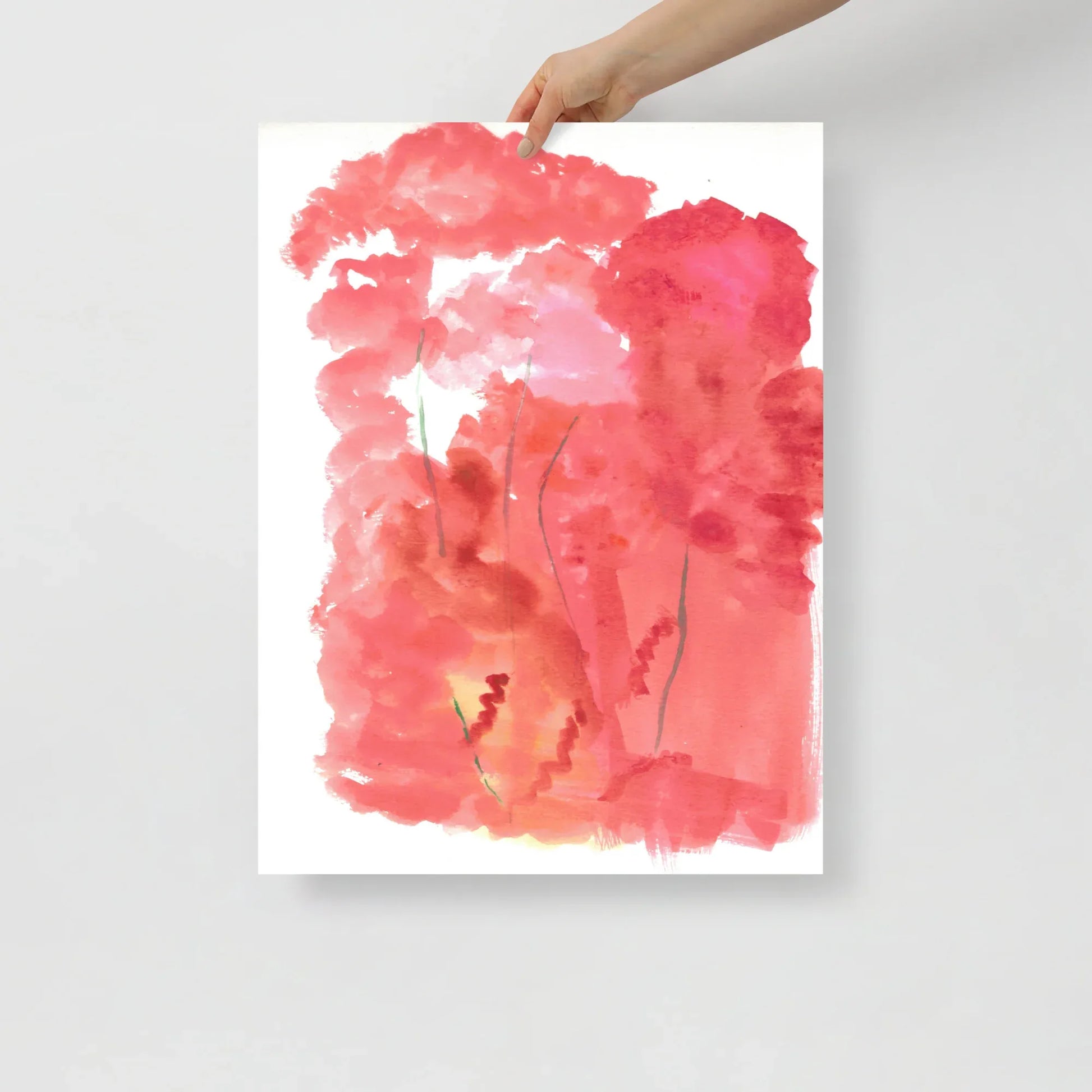 Poster Aquarelle Abstraire RDJ 11 - Laure Leprince - Artiste Peintre