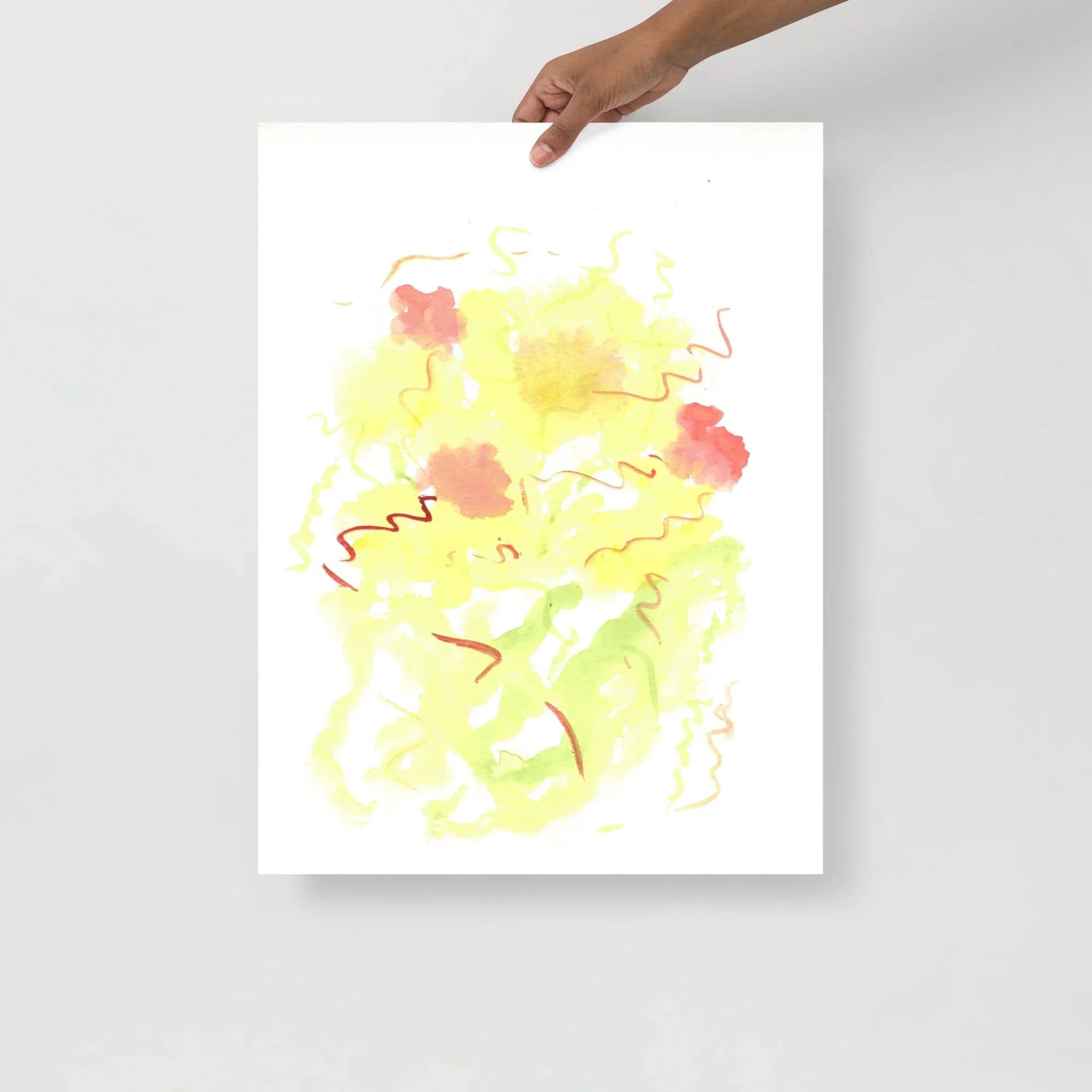 Affiche Aquarelle Abstraite RDJ 12 - Laure Leprince - Artiste Peintre