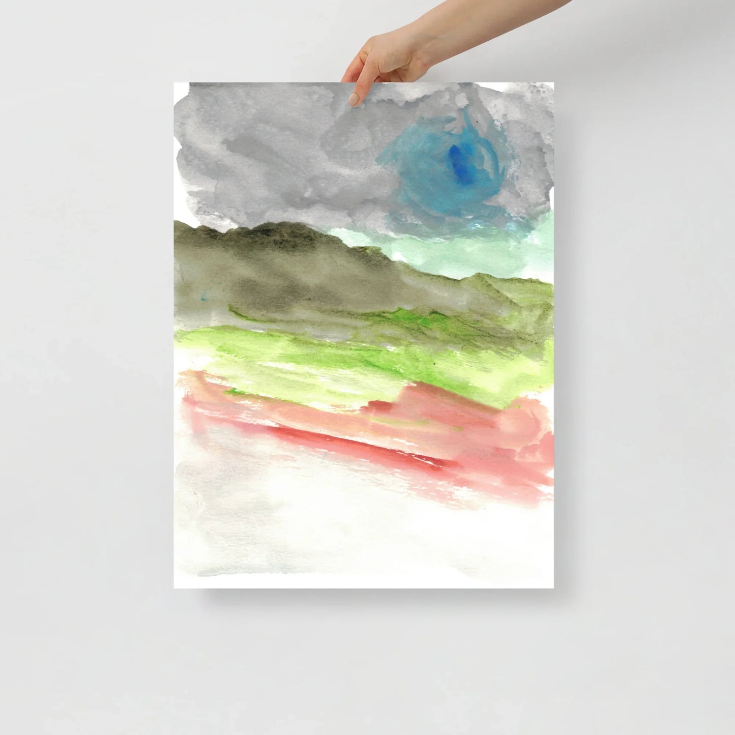 Affiche Aquarelle Abstraite RDJ 19 - Laure Leprince - Artiste Peintre