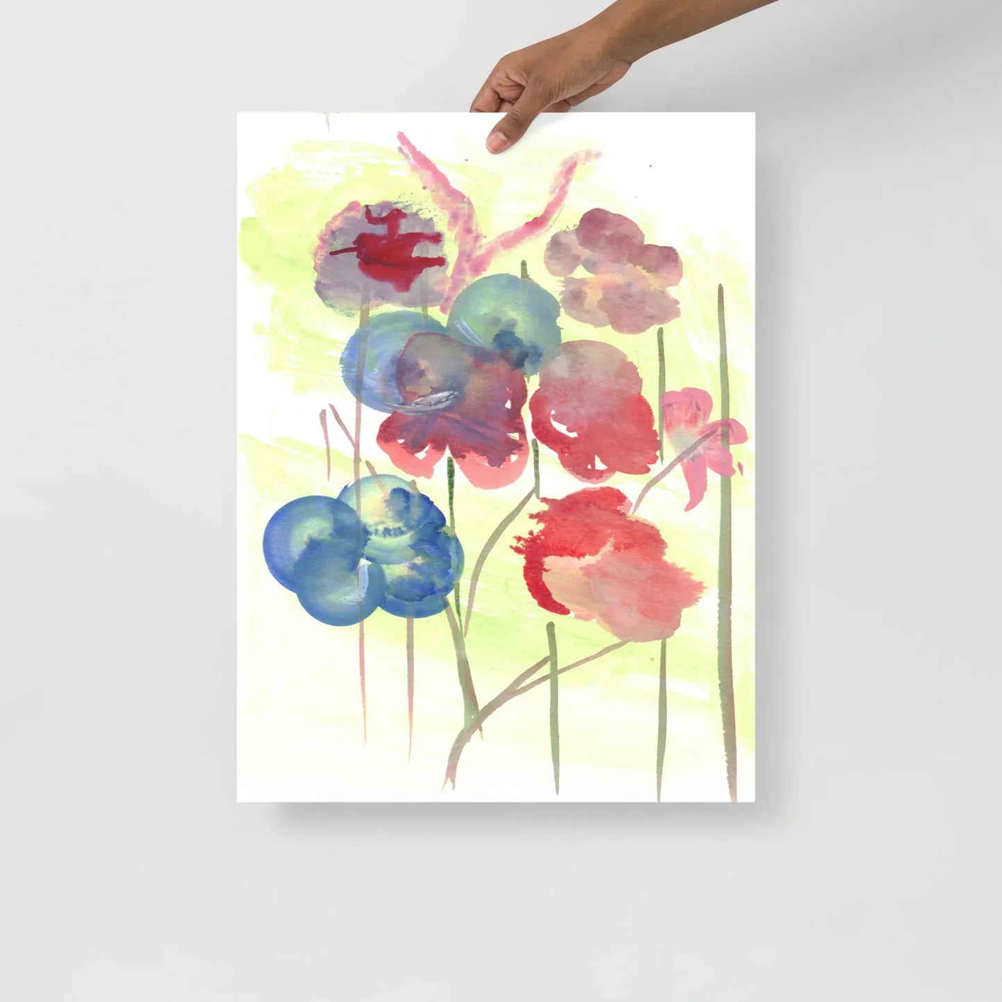 Affiche Aquarelle Abstraite RDJ 20 - Laure Leprince - Artiste Peintre
