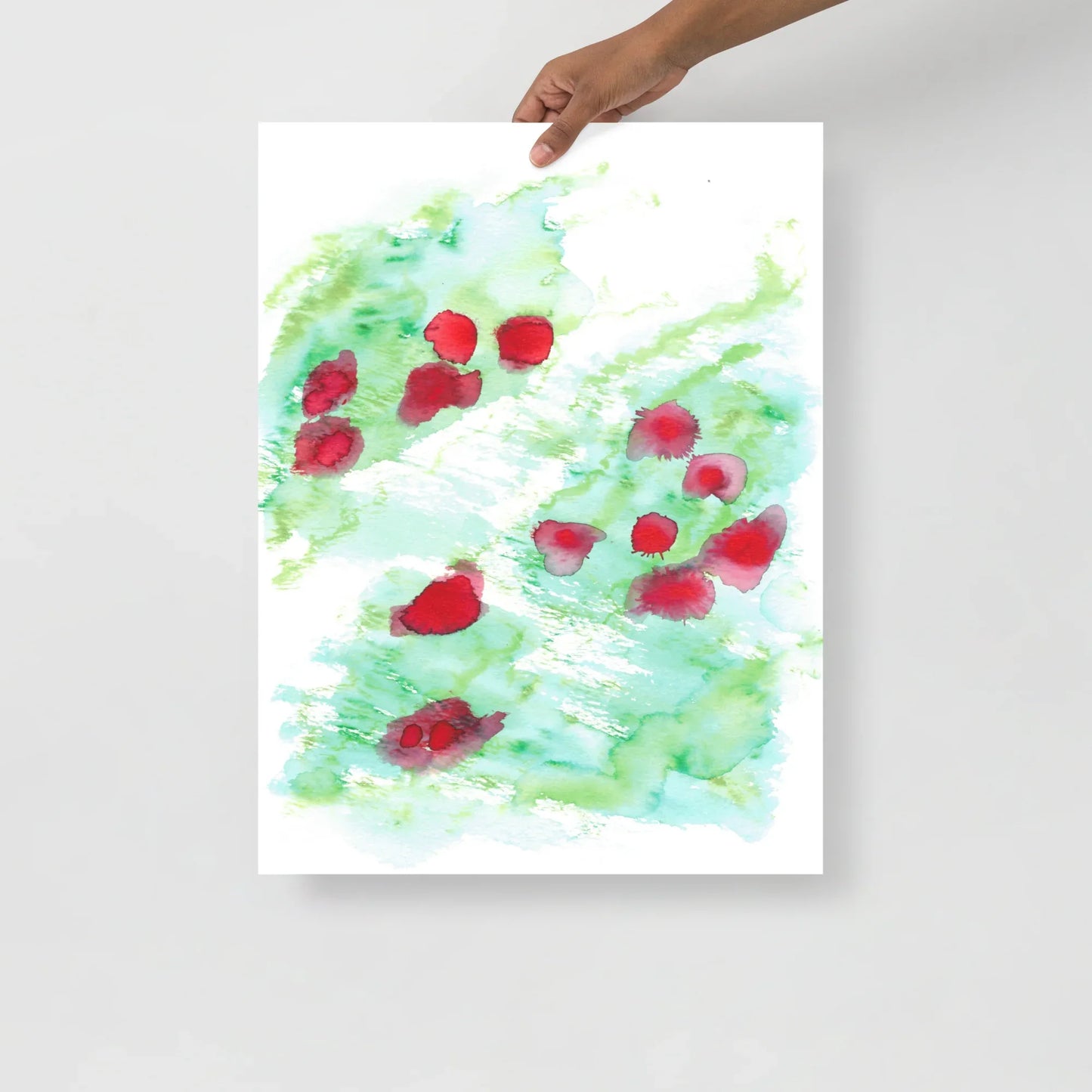 Affiche Aquarelle Abstraite RDJ 28 - Laure Leprince - Artiste Peintre