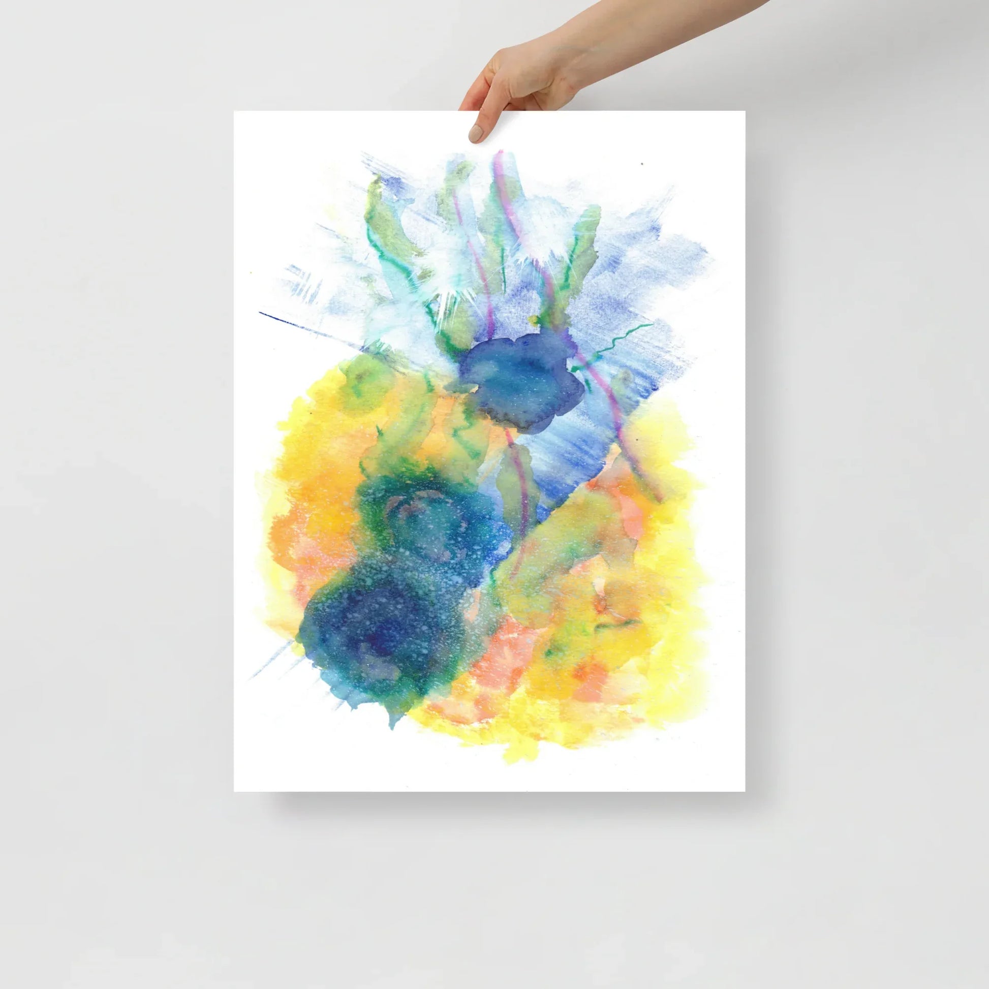 Affiche Aquarelle Abstraite RDJ 31 - Laure Leprince - Artiste Peintre