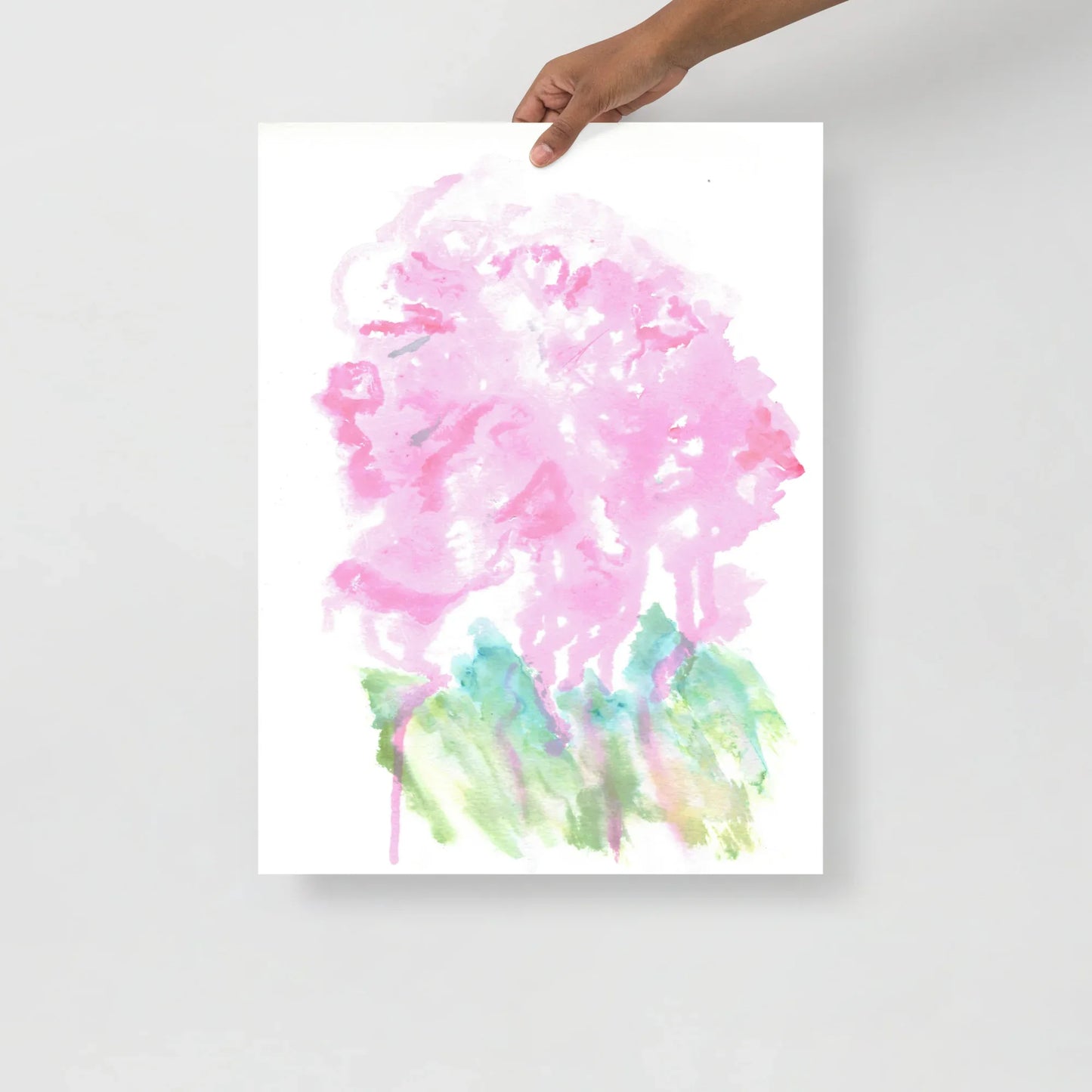 Affiche Aquarelle Abstraite RDJ 32 - Laure Leprince - Artiste Peintre