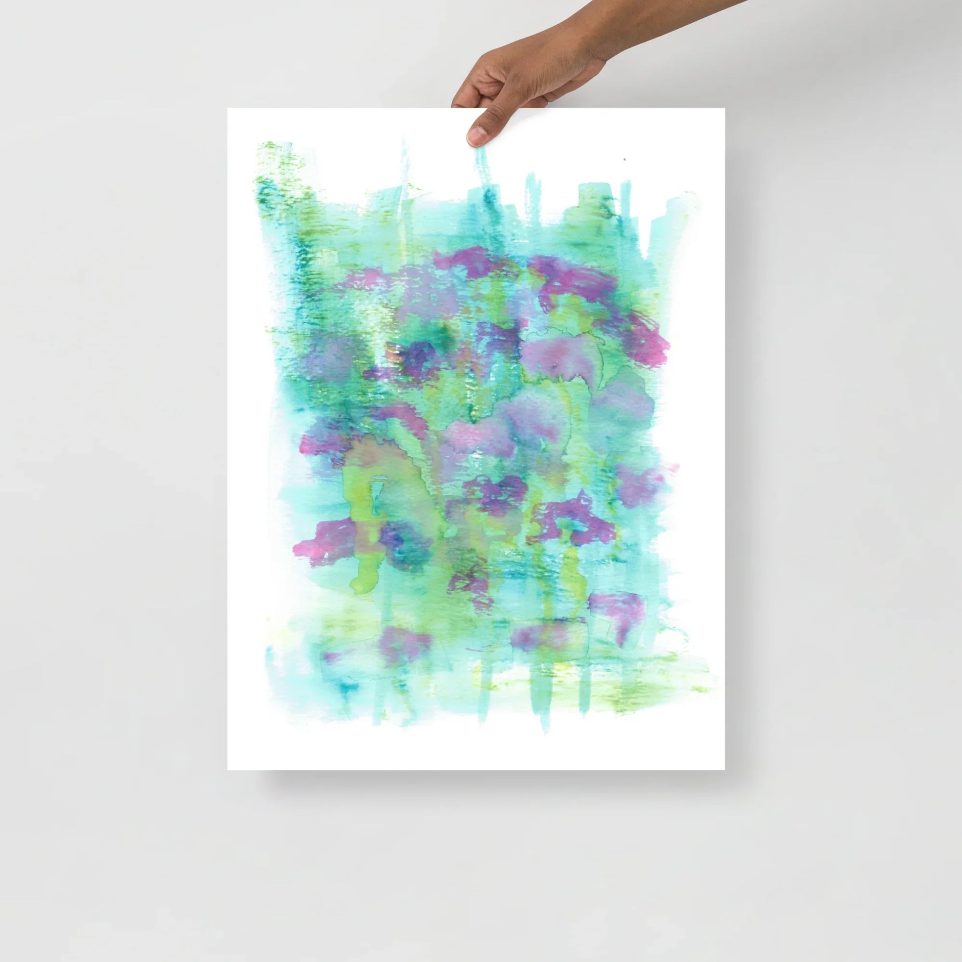 Affiche Aquarelle Abstraite RDJ 33 - Laure Leprince - Artiste Peintre