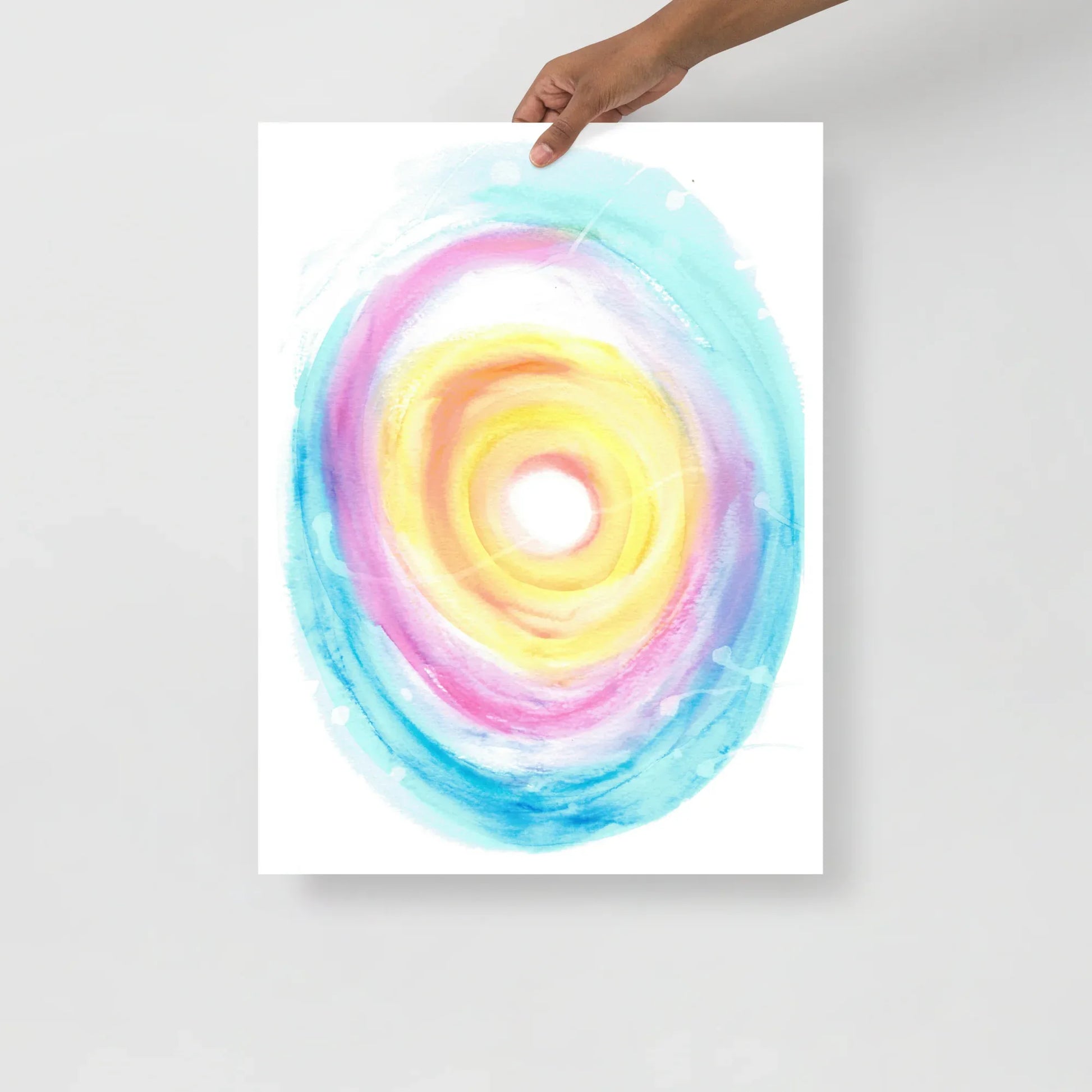 Affiche Aquarelle Abstraite RDJ 36 - Laure Leprince - Artiste Peintre